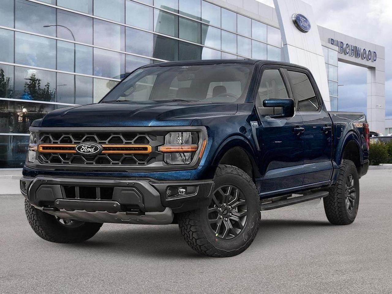 The 2026 Ford F-150 Tremor is purpose-built for drivers who take their trucks seriously  whether thats off-road trails, heavy towing, or demanding work sites. Powered by the 3.5L V6 EcoBoost engine and loaded with Tremor-specific upgrades, this truck delivers capability and confidence in every condition.

- 3.5L V6 EcoBoost with 4WD and off-road suspension tuned specifically for the Tremor trim
- 3 skid plates for underbody protection on rough terrain
- 275/70R18 All-Terrain tires on 18 dark matte alloy wheels
- BLIS Blind Spot Information System, Cross-Traffic Alert with Reverse Brake Assist, and a full Aerial View Camera System
- Ford Co-Pilot360 with collision mitigation, PCA with AEB, and Intersection Assist
- Voice-activated dual zone automatic air conditioning with full floor console and interior 120V AC power outlets
- Class IV towing equipment with trailer sway control and electronic transfer case
- Connected Navigation with voice activation and Driver Information Centre

Ready to put this Tremor to work? Visit Birchwood Ford online at www.birchwoodford.ca to reserve this truck, start your purchase, or book a test drive. Our team is here to answer any questions and make the process straightforward from start to finish.
Birchwood Ford is your choice for New Ford vehicles in Winnipeg. 

At Birchwood Ford, we hold ourselves to the highest standard. Our number one focus is customer satisfaction which has awarded us the Ford of Canadas Presidents Award for 5 consecutive years. This honour is presented to Ford dealers that have proven outstanding results in Sales and Customer Service Excellence.

Are you a newcomer to Canada, recent graduate, first time car buyer or physically challenged? Ask us about our exclusive rebates and how they may apply to you.
 
Interested in seeing/hearing more? Book a test drive or give us a call at (204) 661-9555 and we can help you with whatever you need!

Dealer permit #4454
Dealer permit #4454