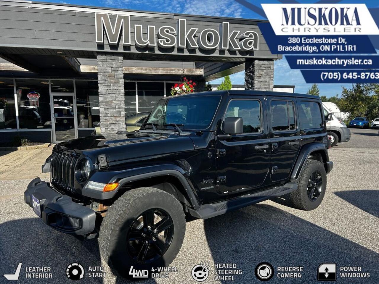 Used 2020 Jeep Wrangler Unlimited Sahara Altitude for sale in Bracebridge, ON