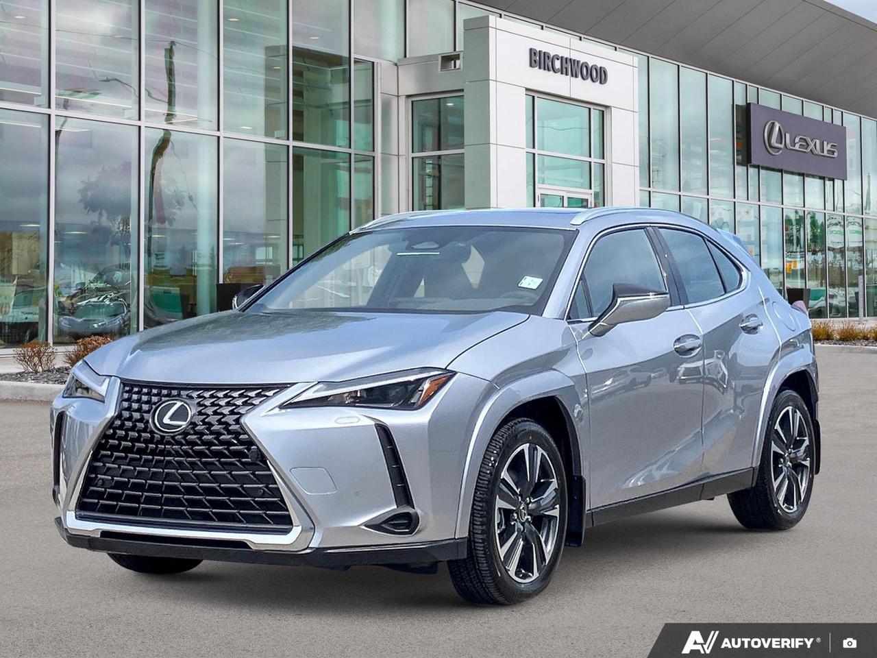 Traverse the city in the avant-garde Lexus UX300h. With all-wheel drive, feel the warmth of heated seats and steering wheel, stay ahead with Android Auto, Apple Car Play, and trust in the added assurance of the Lexus Safety System. Remote start via your phone app completes the luxury package.
*Pricing includes all available rebates.

Birchwood Lexus is a three-time winner of the prestigious Pursuit of Excellence award, which recognizes Lexus dealers in Canada for having the highest possible level of guest satisfaction.  Allow us to show you the best possible guest experience. 

Have a trade? Birchwood Lexus will pay you top dollar for your vehicle - trades of all makes and models are welcome.

Flexible financing is available on most years, makes, and models. Start your purchase online at www.birchwoodlexus.ca or call us today at 204-25-LEXUS (53987)

Toll free Phone: 844-57-LEXUS (53987)

Dealer Permit #5499
Dealer permit #5499