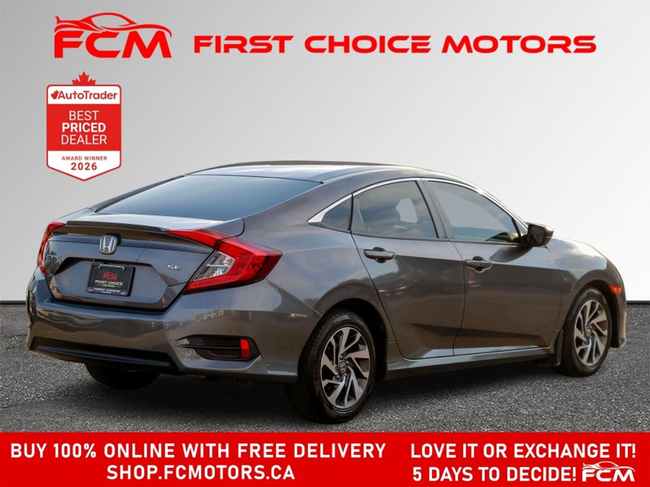 2018 Honda Civic SE | FULLY CERTIFIED WITH WARRANTY Photo