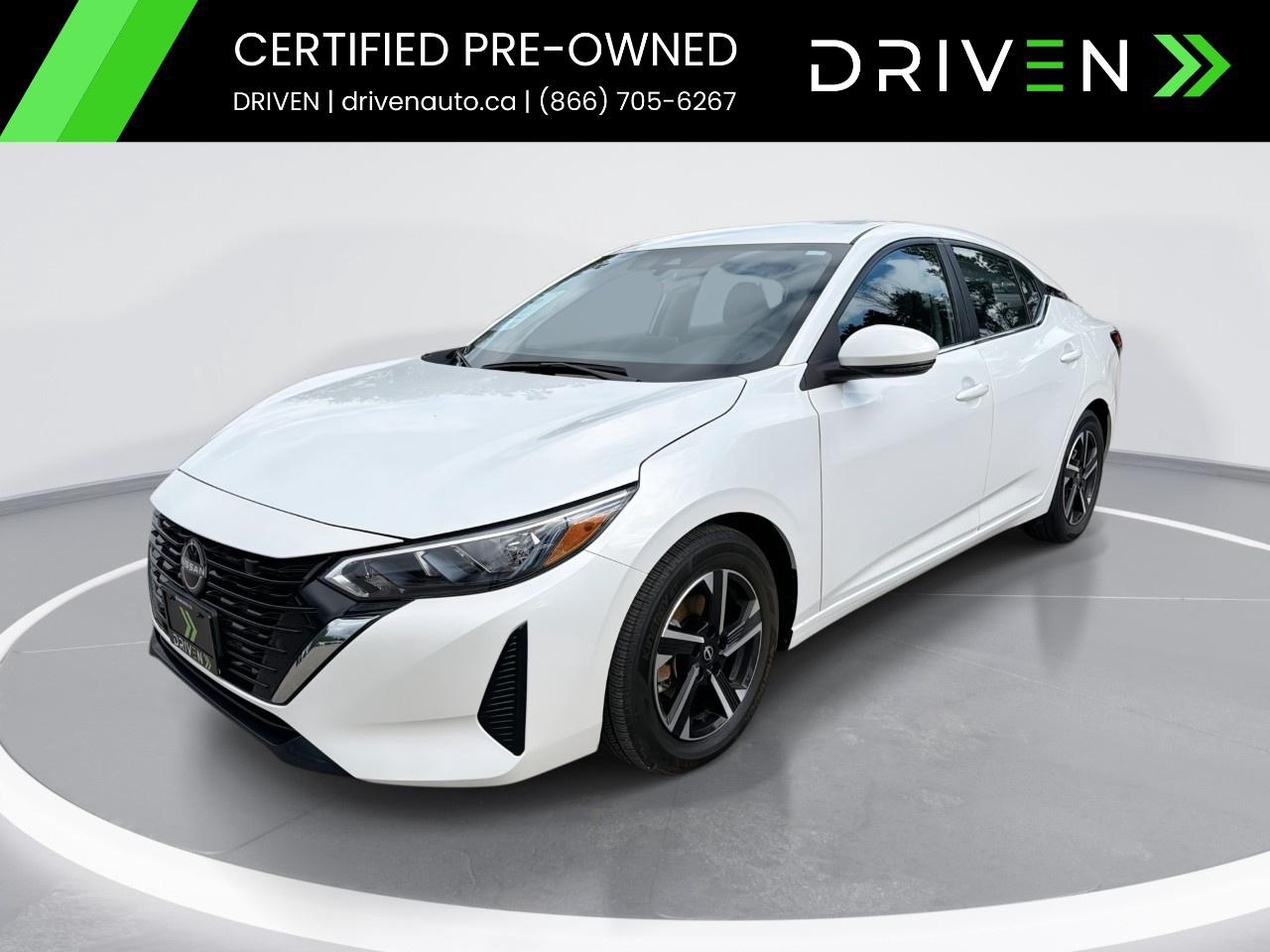 <p><strong>SPECIAL FINANCE PRICE: $23,495</strong></p><p><strong>CASH PRICE: $25,495</strong></p><p><span style=color:rgb( 0 , 0 , 0 )>Style, comfort, and confidence come together in this <strong>2024 Nissan Sentra</strong>! Featuring a fuel-efficient engine, heated front seats, heated steering wheel, remote start, dual-zone automatic climate control, Apple CarPlay®, Android Auto, touchscreen infotainment, Bluetooth®, keyless entry with push-button start, premium cloth seating, alloy wheels, and a rearview camera.</span></p><p><span style=color:rgb( 0 , 0 , 0 )>Drive with peace of mind thanks to <strong>Nissan Safety Shield® 360</strong>, including Automatic Emergency Braking with Pedestrian Detection, Blind Spot Warning, Rear Cross Traffic Alert, Lane Departure Warning, High Beam Assist, Rear Automatic Braking, Intelligent Forward Collision Warning, Intelligent Cruise Control, and a full suite of advanced airbags.</span></p> <p><span style=color:black>This vehicle is in<strong>excellent showroom condition</strong>and backed by the<strong>DRIVEN Certified Advantage Program</strong>for complete peace of mind.</span></p><p><span style=color:black><strong>INSPECTION & CERTIFICATION</strong></span></p><p><span style=color:black>This vehicle has undergone a<strong>comprehensive 150-point inspection</strong>by licensed in-house mechanics, assessing its cosmetic, mechanical, and safety condition. It comes<strong>DRIVEN Certified</strong>, which includes our<strong>30-Day / 2,500KM Vehicle Assurance Program</strong>covering any mechanical issues within that period.</span></p><p><span style=color:black><strong>DRIVEN CERTIFIED ADVANTAGE PROGRAM  INCLUDED FOR ALL BUYERS</strong></span></p><p><span style=color:black> 30-Day / 2,500KM Vehicle Assurance Program  Ontario-wide delivery available  Free Carfax Vehicle History Report  Access to Industry-Leading Warranty & GAP Programs  WALKAWAY Protection Available  Fresh Oil Change & New Cabin Air Filter  Meticulously Reconditioned & Professionally Detailed Vehicles</span></p><p><span style=color:black><strong>FINANCING AVAILABLE</strong></span></p><p><span style=color:black>All credit types are welcome! Whether youre a<strong>first-time buyer</strong>,<strong>newcomer to Canada</strong>, or<strong>rebuilding credit</strong>, our<strong>Equifax Certified Finance Team</strong>works to secure your best approval.</span></p><p><span style=color:black>Special Financing Programs are available for an additional<strong>$999</strong>, covering the expert services we provide to secure the<strong>lowest rates, best approvals, and most flexible terms</strong>.</span></p><p><span style=color:black>The<strong>Special Finance Price</strong>reflects a dealer discount and is available only when financing is arranged through<strong>DRIVEN</strong>, on approved credit (O.A.C.). Customers paying cash or using outside financing will pay the full<strong>cash price</strong>listed above.</span></p><p><span style=color:black><strong>CONVENIENCE & EXPERIENCE</strong></span></p><p><span style=color:black> State-of-the-Art Facility in Newmarket, ON  Hundreds of 5-Star Google Reviews  Recognized for expertise and trust  Transparent, Pressure-Free Consultations  Top Dollar for Trades  Well buy your vehicle even if you dont buy ours</span></p><p><span style=color:black><strong>ABOUT DRIVEN</strong></span></p><p><span style=color:black><strong>DRIVEN</strong> Anything but your typical dealership. Your one-stop destination for<strong>buying, selling, and servicing vehicles</strong>, built on transparency, trust, and a people-first approach.</span></p><p><span style=color:black>Visit us today at<strong>220 Mulock Drive, Newmarket, ON L3Y 9B7</strong> Or explore our full inventory and get<strong>pre-approved in minutes</strong>with<strong>no credit impact</strong>at</span><a target=_blank rel=noopener noreferrer nofollow href=http://www.drivenauto.ca><span style=color:blue>www.drivenauto.ca</span></a></p><p><span style=color:black>In accordance with<strong>OMVIC regulations</strong>, the listed<strong>cash price</strong>is the total all-in price excluding taxes and licensing. The<strong>Special Financing Price</strong>reflects dealer incentives available only when financing is arranged through DRIVEN (O.A.C.).</span></p><p><span style=color:black>***Although every effort is made to ensure accuracy, we are not responsible for any errors or omissions. Prices and availability may change without notice. Please call or email us directly to confirm details.***</span></p>