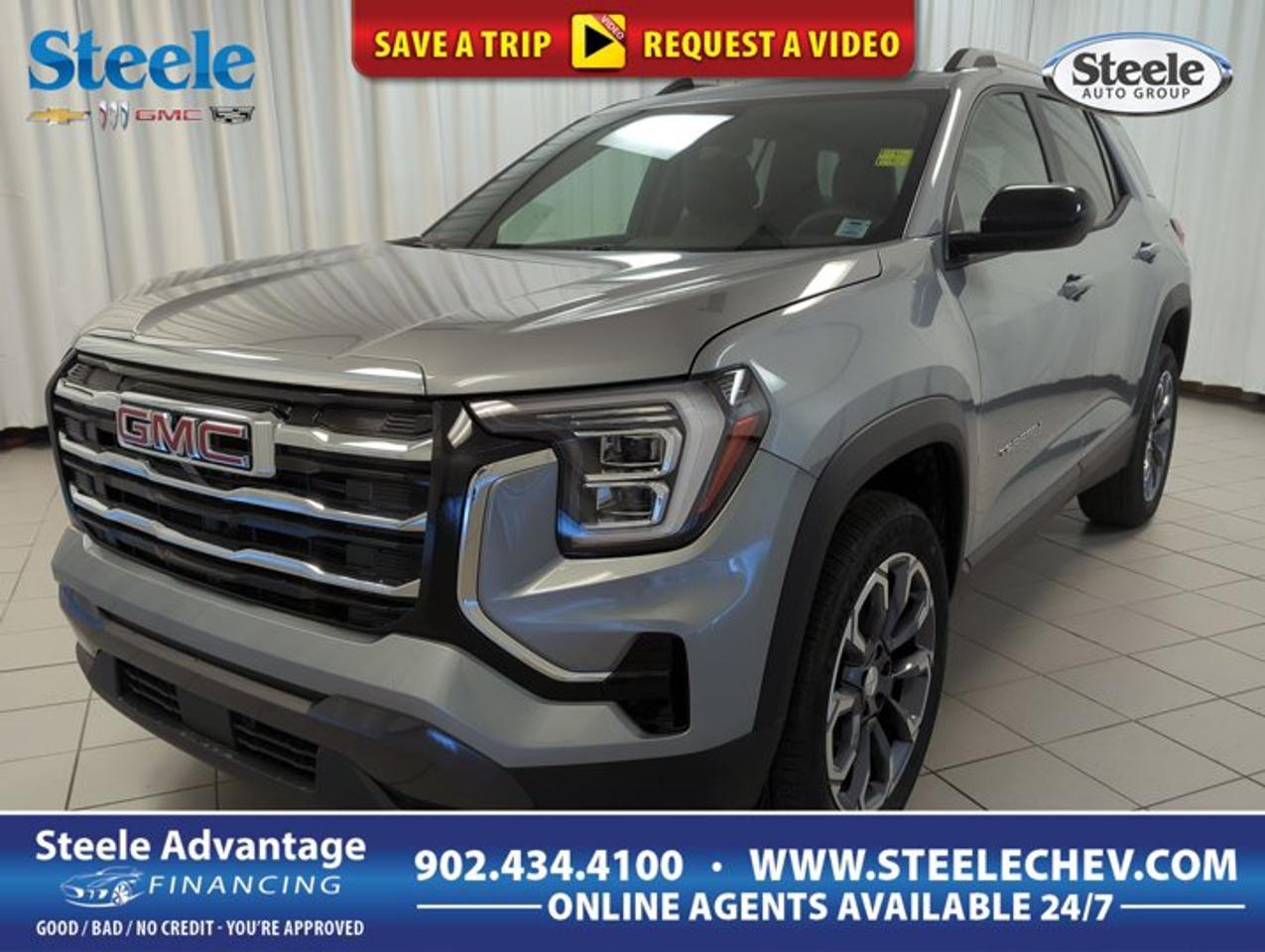The 2027 GMC Terrain Awd Elevation at Steele Chevrolet Buick GMC in Dartmouth brings modern utility, confident style, and everyday ease to the compact SUV segment. Finished in Grey with a Black interior, this four-door sport utility vehicle pairs a turbocharged 1.5L DOHC gas engine with automatic transmission and all-wheel drive for composed travel in changing Maritime conditions.Built for drivers who want practical size without giving up comfort, the 2027 GMC Terrain Awd Elevation delivers a solid mix of efficiency, traction, and versatility. Its clean exterior presence is enhanced by aluminum wheels, while the cabin is designed to support daily commuting, family errands, and weekend road trips with straightforward function and smart packaging.FEATURES OF THE Terrain Awd ElevationGrey exterior with confident modern SUV stylingBlack interior with clean, practical layoutAutomatic transmission for smooth daily drivingAll-wheel drive for added road confidenceADVANCED SAFETY FEATURESFour-door design supports easy passenger accessAll-wheel drive adds traction in weatherElevated SUV view helps driver awarenessStable compact footprint aids urban manoeuvresPERFORMANCE AND EFFICIENCYTurbocharged 1.5L DOHC four-cylinder gas engineAutomatic transmission delivers smooth power responseAll-wheel drive supports year-round capabilityCompact SUV size helps everyday efficiencyCOMFORT AND CONVENIENCESpacious cabin supports daily family travelFour doors improve entry and exitBlack interior offers simple upscale appearancePractical layout keeps controls within reachTECHNOLOGY AND CONNECTIVITYClear instrumentation supports easy information readingAutomatic transmission simplifies stop-and-go trafficDriver-focused cabin promotes easy operationModern GMC design emphasizes usabilityCARGO SPACERear cargo area suits daily essentialsSUV body style supports flexible haulingUseful space for groceries and gearCompact exterior eases parking and loadingWHAT OTHER OWNERS LIKEConfident all-wheel drive in changing seasonsEasy-driving size for city and highwayTurbo engine offers balanced everyday performancePractical cargo room for active lifestylesThe 2027 GMC Terrain Awd Elevation is a smart fit for drivers who need an SUV that feels easy to live with every day. Its turbocharged 1.5L DOHC engine is sized for responsive urban driving and steady highway travel, while the automatic transmission helps keep every trip smooth and simple. For Dartmouth drivers facing rain, slush, and winter roads, all-wheel drive adds welcome confidence.This GMC also stands out for its practical design. Four doors make access simple for passengers, and the compact SUV shape gives you the elevated driving position many buyers want without the bulk of a larger utility vehicle. The Grey exterior presents a refined, contemporary look, and the Black interior keeps the cabin timeless and easy to maintain in appearance.Aluminum wheels add a polished finishing touch to the exterior and complement the Terrains modern profile. Inside, the layout focuses on day-to-day usability, giving drivers a cabin that feels organized and comfortable for commuting, errands, and longer drives across Nova Scotia. The overall design supports a balanced ownership experience with the right combination of traction, utility, and manageable size.For shoppers visiting Steele Chevrolet Buick GMC, this 2027 GMC Terrain Awd Elevation offers the appeal of a versatile SUV with the features that matter most. It is ready for school runs, workdays, road trips, and changing road conditions, all while delivering the composed feel and practical flexibility expected from a well-designed compact utility vehicle.This 2027 GMC Terrain Awd Elevations VIN is: 3GKALUEG1VL153610.