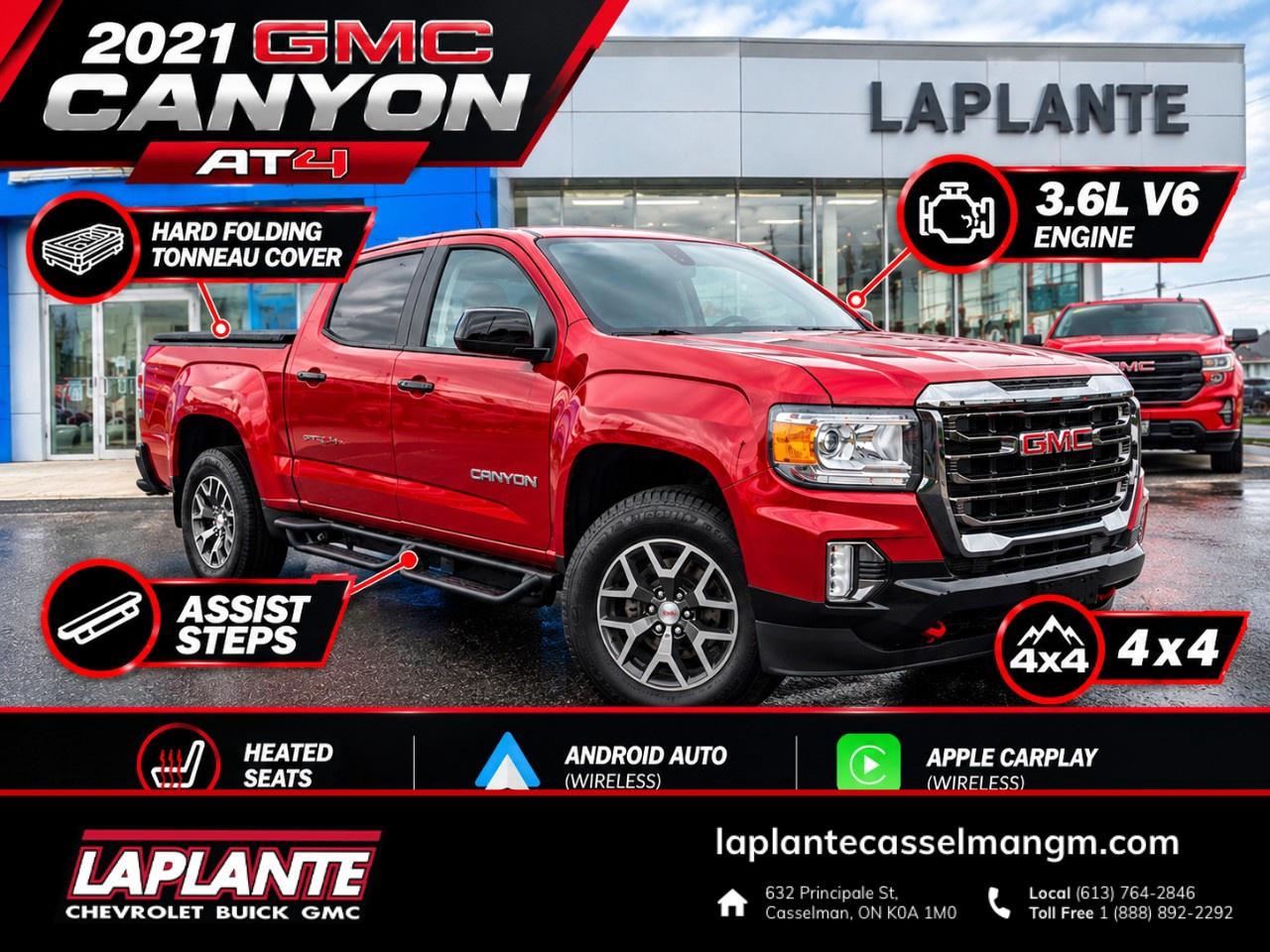 2021 GMC Canyon Crew Cab Short Box 4-Wheel Drive AT4 w/Cloth Photo0
