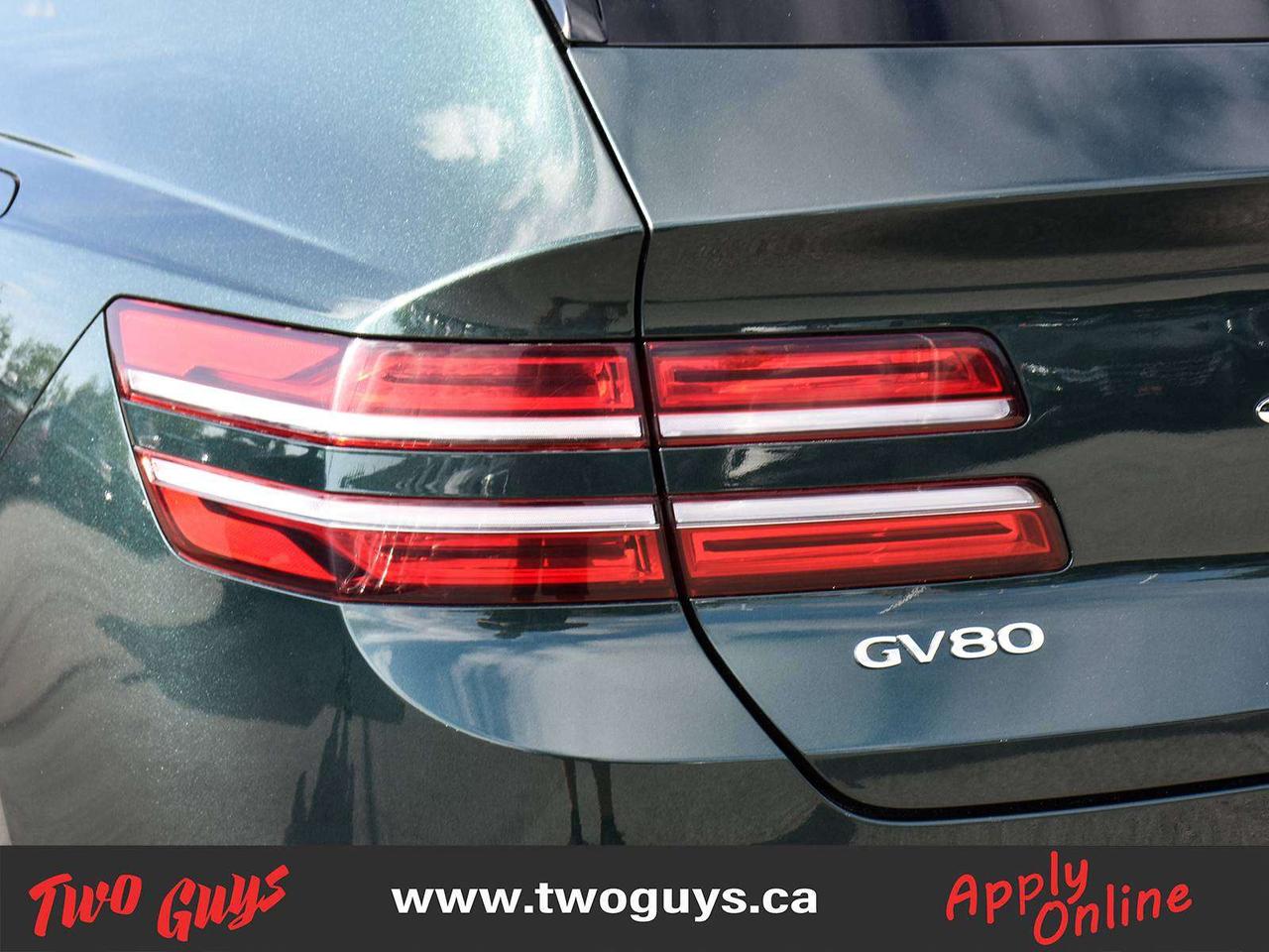 2023 Genesis GV80 2.5T Advanced   5 Pass   Cream Lthr   Pano   Nav Photo