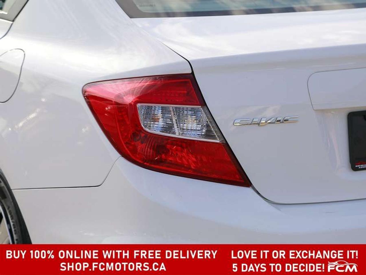 2012 Honda Civic LX   FULLY CERTIFIED WITH WARRANTY Photo