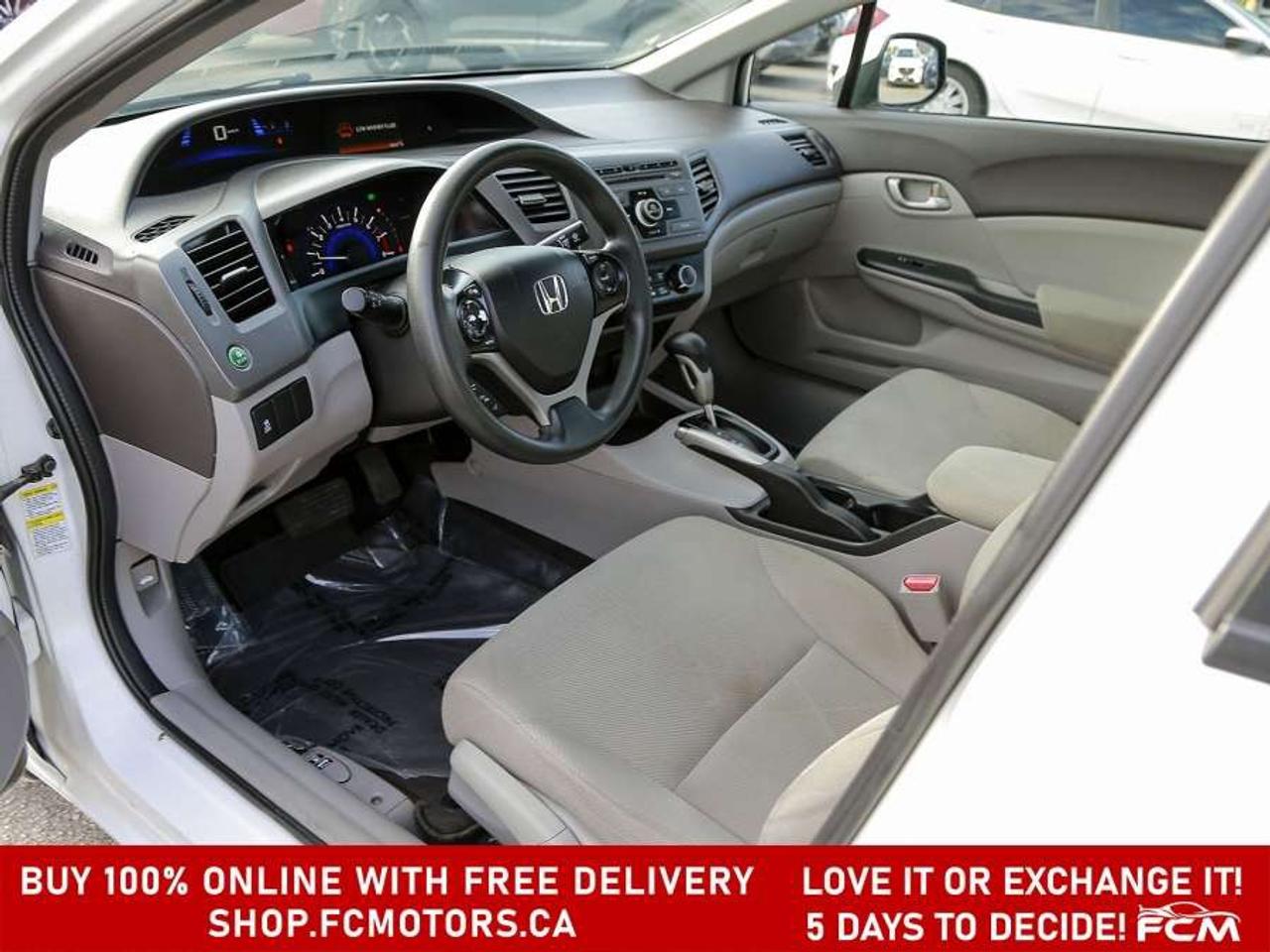 2012 Honda Civic LX   FULLY CERTIFIED WITH WARRANTY Photo