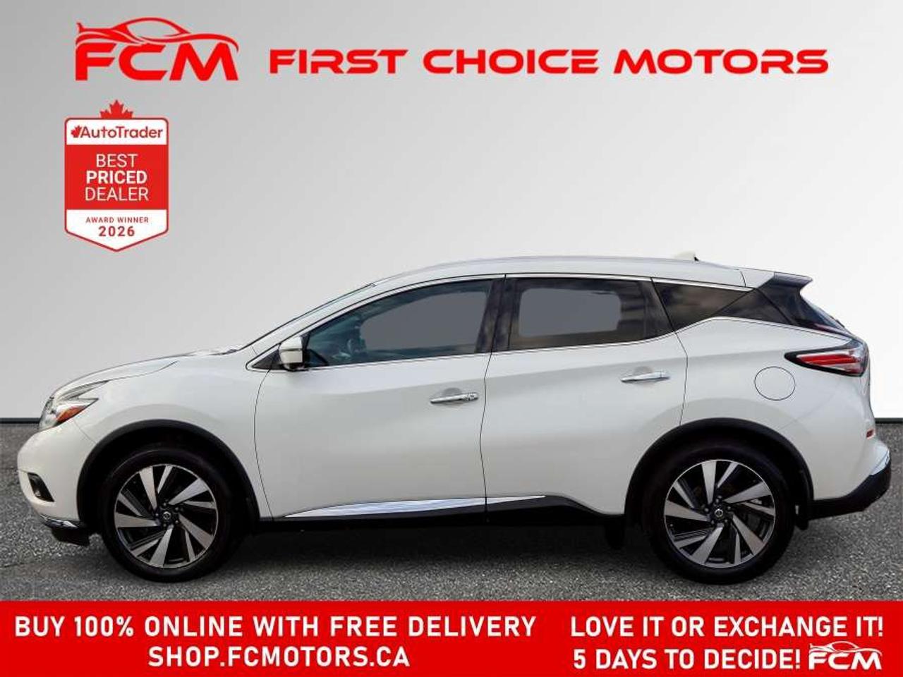 2017 Nissan Murano PLATINUM   FULLY CERTIFIED WITH WARRANTY Photo