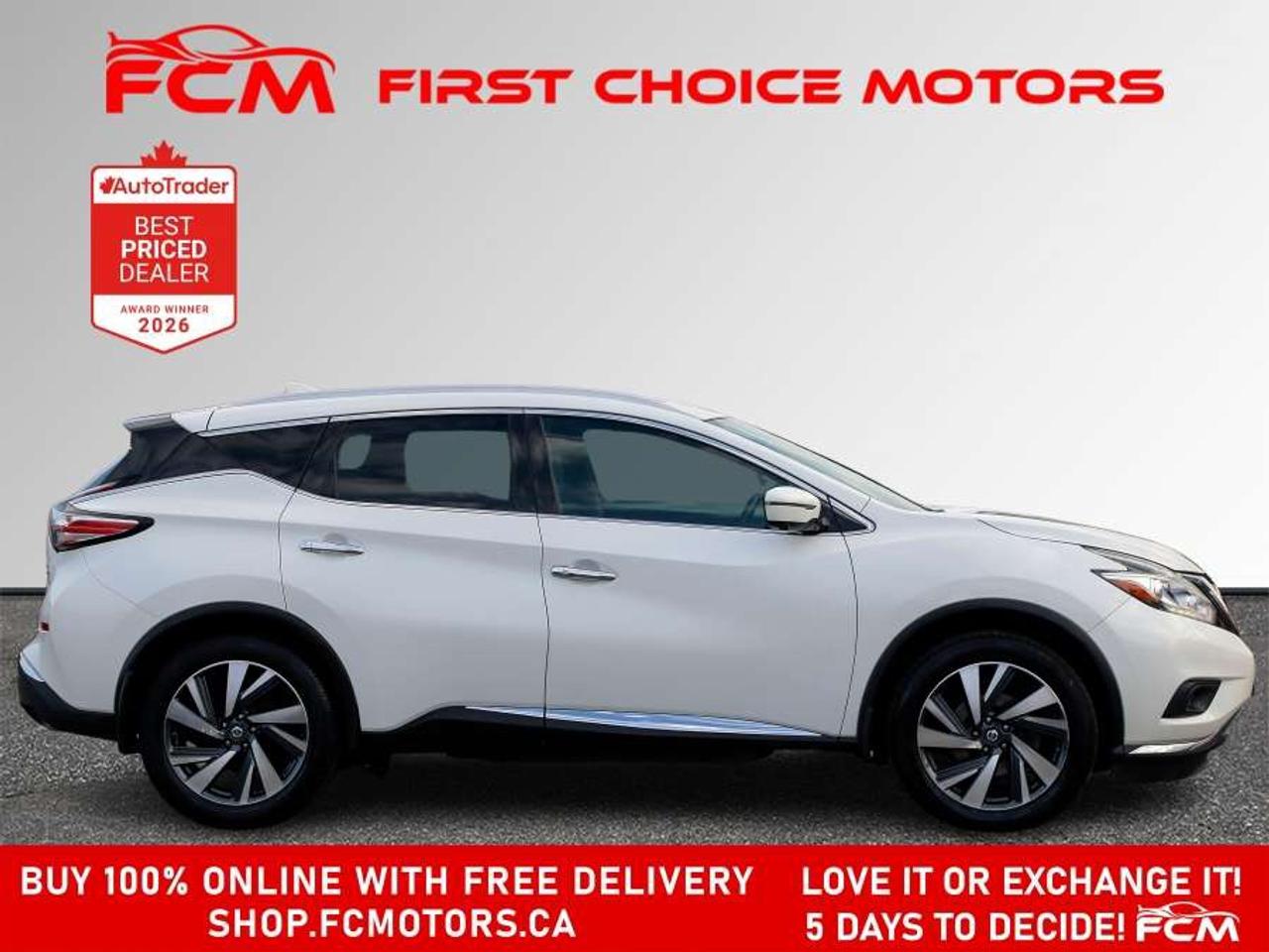 2017 Nissan Murano PLATINUM   FULLY CERTIFIED WITH WARRANTY Photo