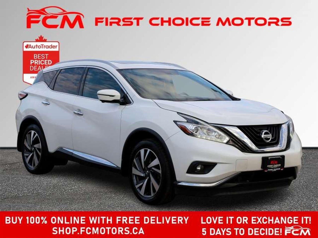 2017 Nissan Murano PLATINUM   FULLY CERTIFIED WITH WARRANTY Photo