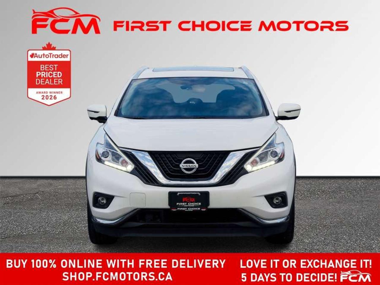 2017 Nissan Murano PLATINUM   FULLY CERTIFIED WITH WARRANTY Photo
