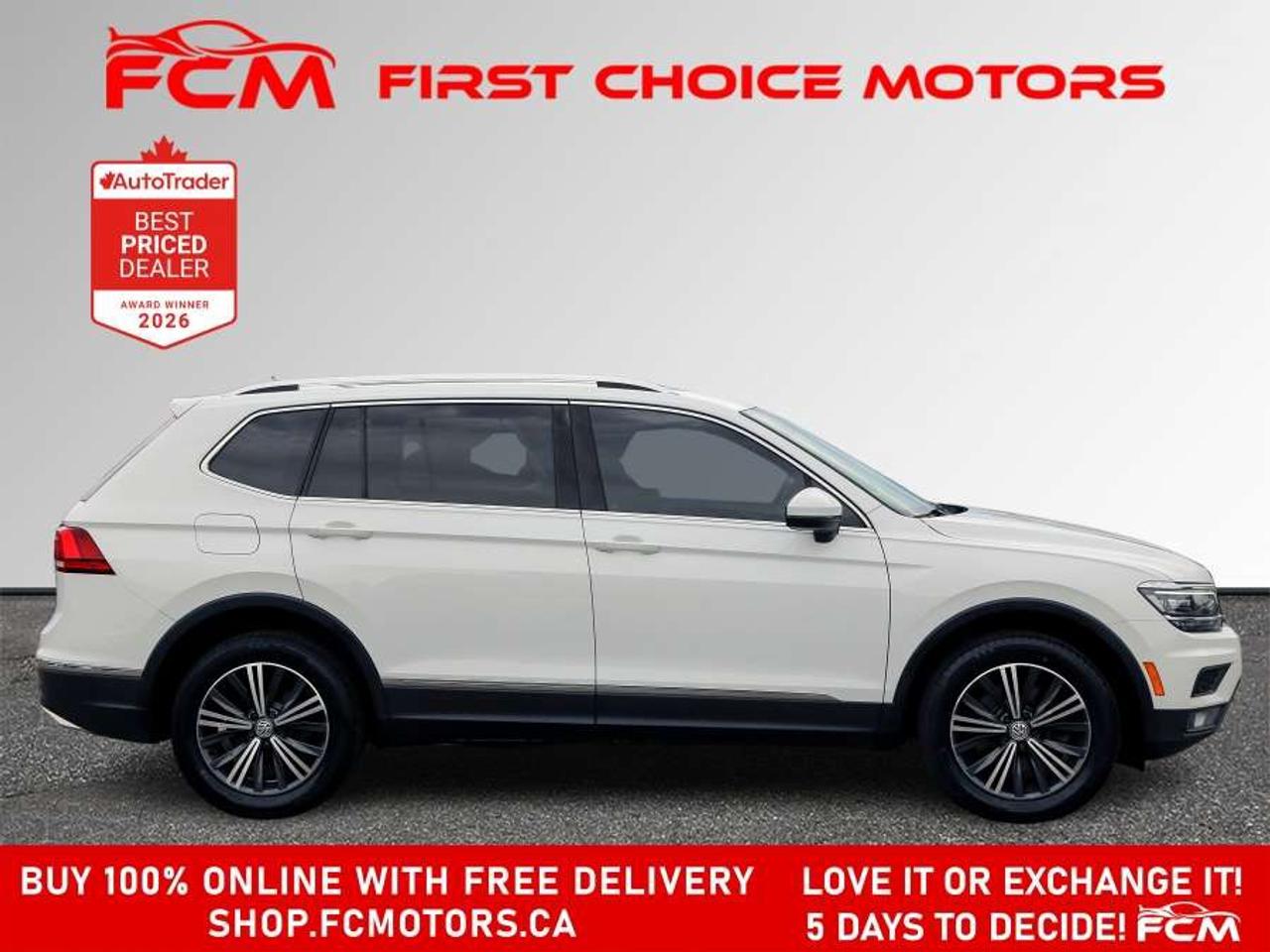 2019 Volkswagen Tiguan HIGHLINE   FULLY CERTIFIED WITH WARRANTY Photo
