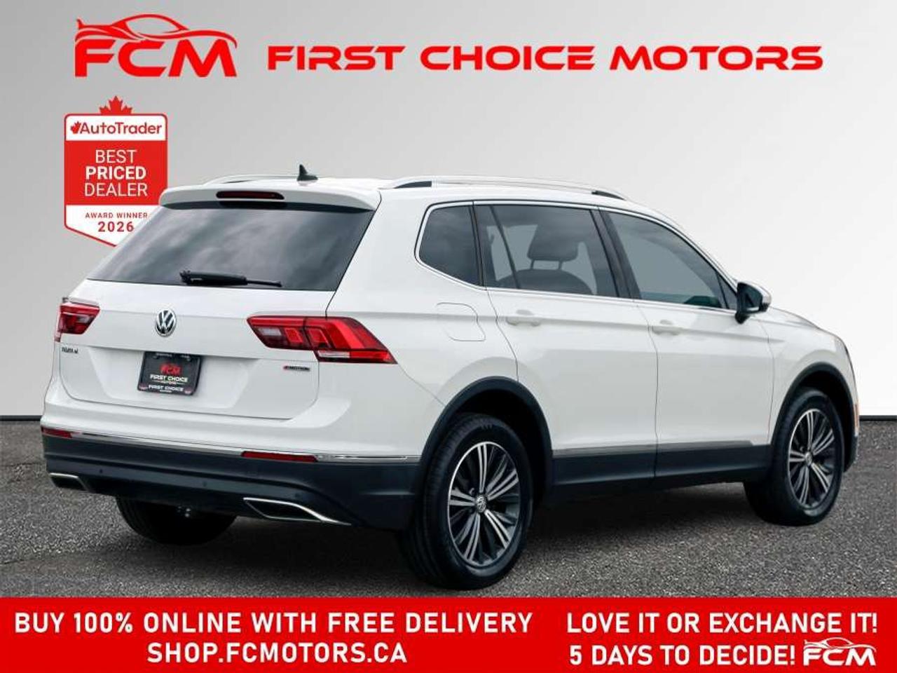 2019 Volkswagen Tiguan HIGHLINE   FULLY CERTIFIED WITH WARRANTY Photo