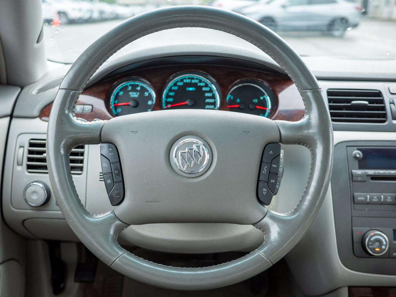 2010 Buick Lucerne CXL - Woodgrain Interior Trim   Multi-Zone A/C Photo