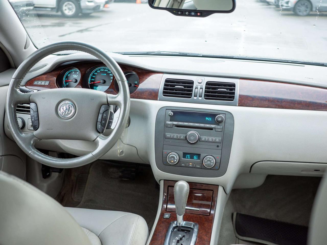 2010 Buick Lucerne CXL - Woodgrain Interior Trim   Multi-Zone A/C Photo