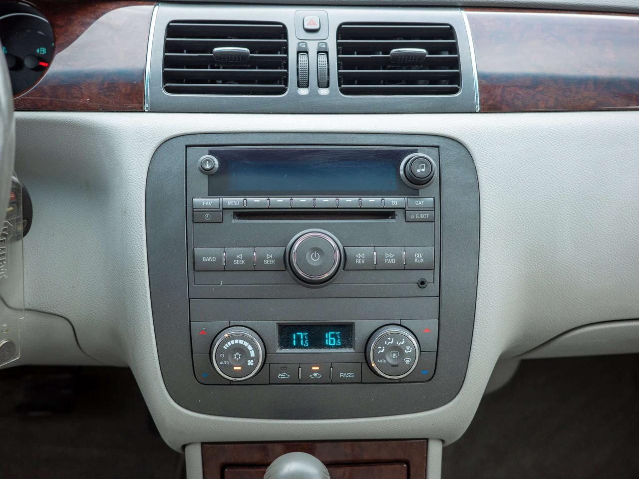 2010 Buick Lucerne CXL - Woodgrain Interior Trim   Multi-Zone A/C Photo