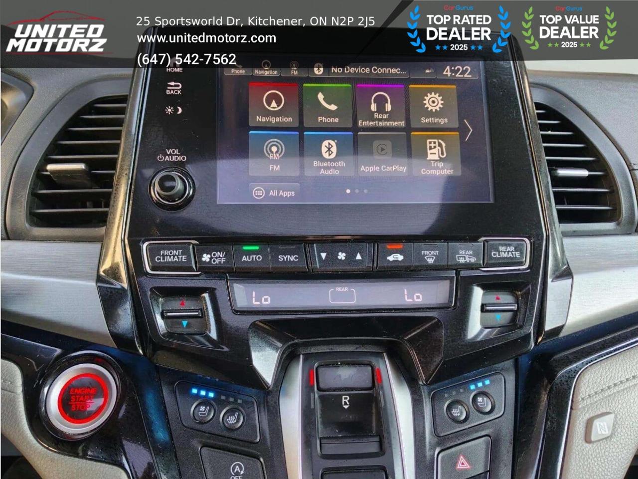 2018 Honda Odyssey Touring FWD 3.5L 6cyl~CERTIFIED~ Photo