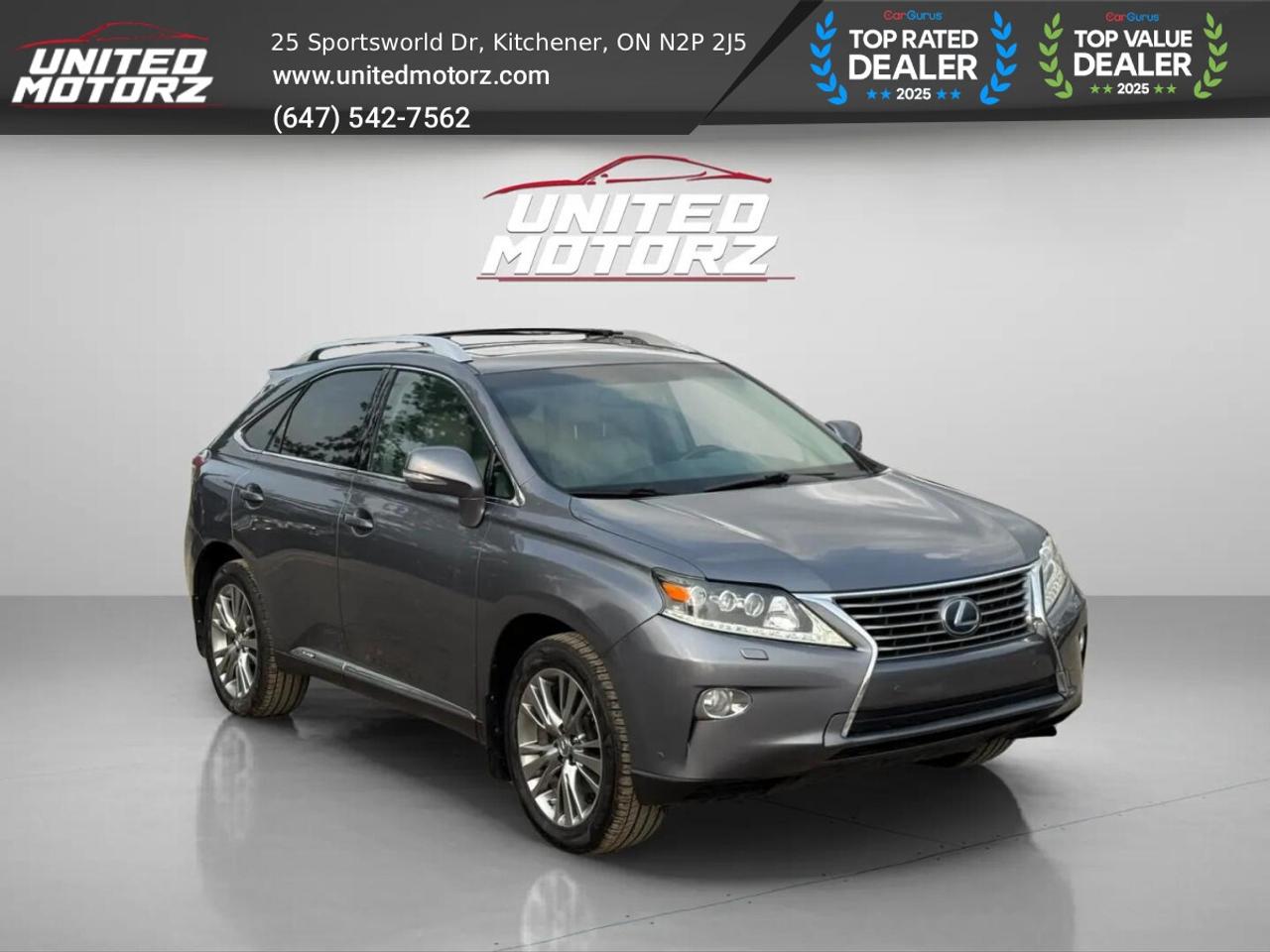 2014 Lexus RX 450h AWD HYBRID 3.5L 6cyl~CERTIF Photo3