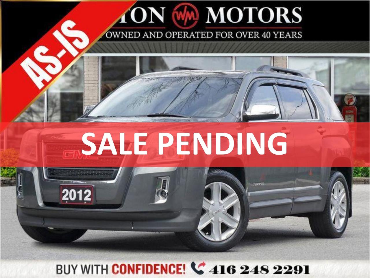2012 GMC Terrain SLT-1*AS-IS*HEATED LEATHER SEATS*SUNROOF*NAVI