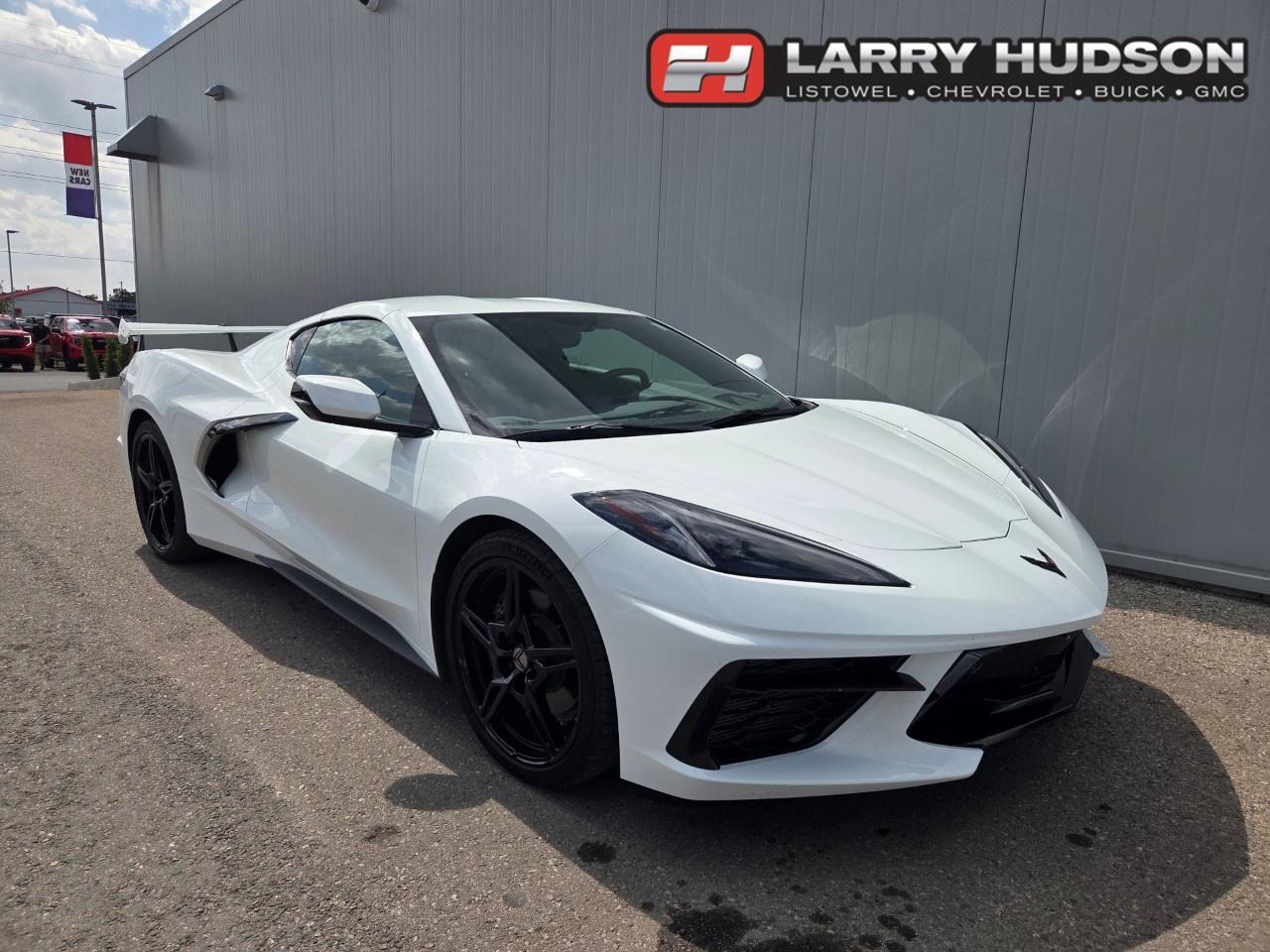 <p><span style=color:rgb( 0 , 0 , 0 )>This Corvette Stingray 2LT Coupe features a 6.2L V8 DI HP Engine, 8-Speed Dual Clutch Transmission, Arctic White Exterior, Black Leather Interior, Heated/ Vented Grand Touring Bucket Seats, Keyless Entry, Remote Start, Push Button Start, Heads Up Display, Universal Home Remote, Rear Vision Camera, Rear Park Assist, Front Vision Camera, Seat Belt Safety System, Heated Steering Wheel with Mounted Audio Controls, Power Telescopic Steering Wheel, Cruise Control, Chevrolet Infotainment 3 Premium System with Navigation, Wireless Apple Carplay/ Android Auto, Bluetooth, HD Radio, USB Port, Auxiliary Jack, Wireless Charging, Dual Zone Automatic Climate Control, Heated Exterior Mirrors, LED Headlamps, Black Rocker Panel Extensions, Tire Pressure Monitoring System, 19 Front/ 20 Rear Gloss Black Aluminum Wheels, Onstar Services Available, Onstar 4G LTE Wi-Fi Hotspot Capable, SiriusXM Satellite Radio Services Available.</span></p><p></p><p></p><p><span style=color:rgb( 0 , 0 , 0 )><em>The Larry Hudson Group is a family run automotive organization that has enjoyed growth for over 42 years of business. We have a great selection of new inventory and what we feel are the best reconditioned used cars in Ontario. Hudsons NEED your trade. We can offer you top market value for your current vehicle. Please come and partake in a great buying experience with the Larry Hudson Group in Listowel. FREE CarFax report available with every used vehicle!</em></span></p>