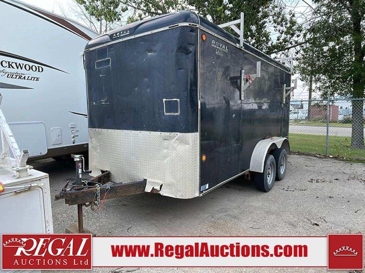 OFFERS WILL NOT BE ACCEPTED BY EMAIL OR PHONE - THIS VEHICLE WILL GO ON TIMED ONLINE AUCTION on Wednesday August 26.<br><br/>VEHICLE DESCRIPTION <br/>Stock #: 50194 <br/>Lot #: 466 <br/>Reserve Price: Not Set <br/>CarProof Report: Available at www.RegalAuctions.com <br/><br/>IMPORTANT DECLARATION <br/>Finance Repo: This vehicle has been seized or surrendered to a creditor or bankruptcy trustee. <br/> * ALBERTA ASSIGNED VIN * 16FTX 8FT  * GVWR UNKNOWN * * CIVIL ENFORCEMENT SALE * LIEN RELEASES MAY TAKE 60+ DAYS TO OBTAIN * <br/>Active Status: This vehicles title is listed as Active Status. <br/> Live Online Bidding: This vehicle will be available for bidding over the internet, visit www.RegalAuctions.com to register. <br/> <br/>The simple solution to selling your car or truck. Bring your clean vehicle in with your Drivers License and current Registration and well put it on the auction block at our next sale.<br/><br/>www.RegalAuctions.com