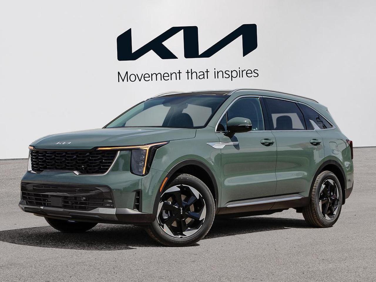 Experience is Everything at Birchwood Kia West!  It is our mission to provide the most transparent and time efficient sales process out of any Manitoba Kia Dealer!  Come visit us and see for yourself why we have a 4.4 star google rating!
The 2026 Kia Sorento HEV SX in Cityscape Green is a standout choice for families and adventure-seekers who want efficiency without sacrificing capability. Powered by a 1.6L Turbocharged Hybrid engine paired with AWD and a 6-speed automatic transmission, it delivers impressive fuel economy of just 7.2L/100km city and 6.7L/100km highway  all while offering a refined, feature-rich interior that genuinely elevates every drive.

- Cityscape Green exterior with 19 machined alloy wheels and a power panoramic sunroof for a distinctive, premium look
- Hybrid drivetrain with 1.49 kWh lithium polymer battery and Hybrid Starter Generator for smooth, efficient power delivery
- Highway Driving Assist 2 (HDA 2) with Smart Cruise Control with Stop & Go for confident long-distance driving
- Comprehensive 360° safety suite including Aerial View Camera, Forward Collision Avoidance Assist 2, Evasion Assist, and Blind-Spot Collision-Avoidance Assist
- 10-way power driver seat and 8-way power passenger seat with heated leather steering wheel for driver-focused comfort
- Three-row seating with fixed 50-50 split-bench third row and dual 12V + 120V AC outlets for family versatility
- Driver Monitoring Alert and Parking Collision Avoidance Assist (Reverse) for added peace of mind in daily use
- 12-speaker audio system with real-time traffic display, Bluetooth connectivity, and voice activation

Ready to make it yours? Visit us at Birchwood Kia West or explore this vehicle online at birchwoodkiawest.ca. You can reserve it, start your purchase, or book a test drive  whatever works best for you. Our team is here to make the process straightforward and enjoyable. Experience is Everything at Birchwood Kia West!
ADDITIONAL ACCESSORIES INCLUDED: 

*Kia Genuine All-Weather Floor Mats
*Premium DEFA Block Heater
*Kia Genuine Wheel Locks
*Kia Genuine Touch-Up Paint

You might qualify for additional savings on your purchase! Ask us about our:

$500 Grad Program
$750 Mobility Assistance Program
$500 Military Benefit
1% Loyalty Rate Reduction 

FIND MORE INFORMATION AND VIEW MORE OPTIONS

*Visit us! Birchwood Kia West in the Birchwood Auto Park. Portage Ave & The Perimeter!
*Visit www.birchwoodkiawest.ca
*Contact our sales department at (204) 888-4542

*Whenever possible, the vehicle photos shown are of the ACTUAL vehicle. This provides the best online shopping experience for our valued customers.
*Price includes all options, fees, and levies. No additional charges are applied.
*Additional fees may apply to select finance and lease options. 
*Dealer Permit #4302
Dealer permit #4302