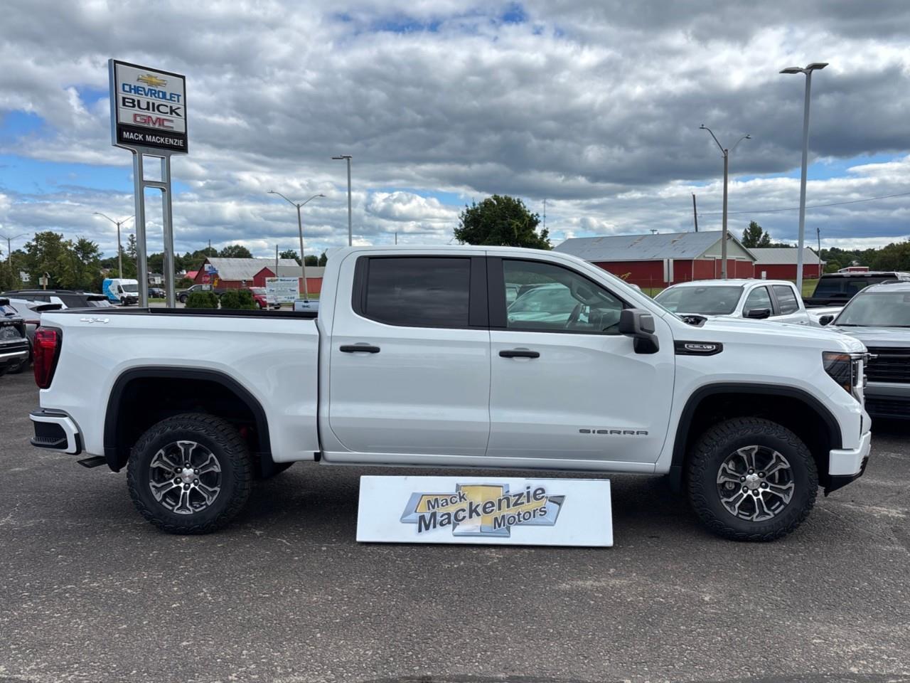 2026 GMC Sierra 1500 Pro New 6 Passenger Crew Cab V8 4X4 Truck with Factory Installed 2 Lift, and a 7 Diagonal Touch Screen Radio with Wireless Apple CarPlay/Android Auto Photo2
