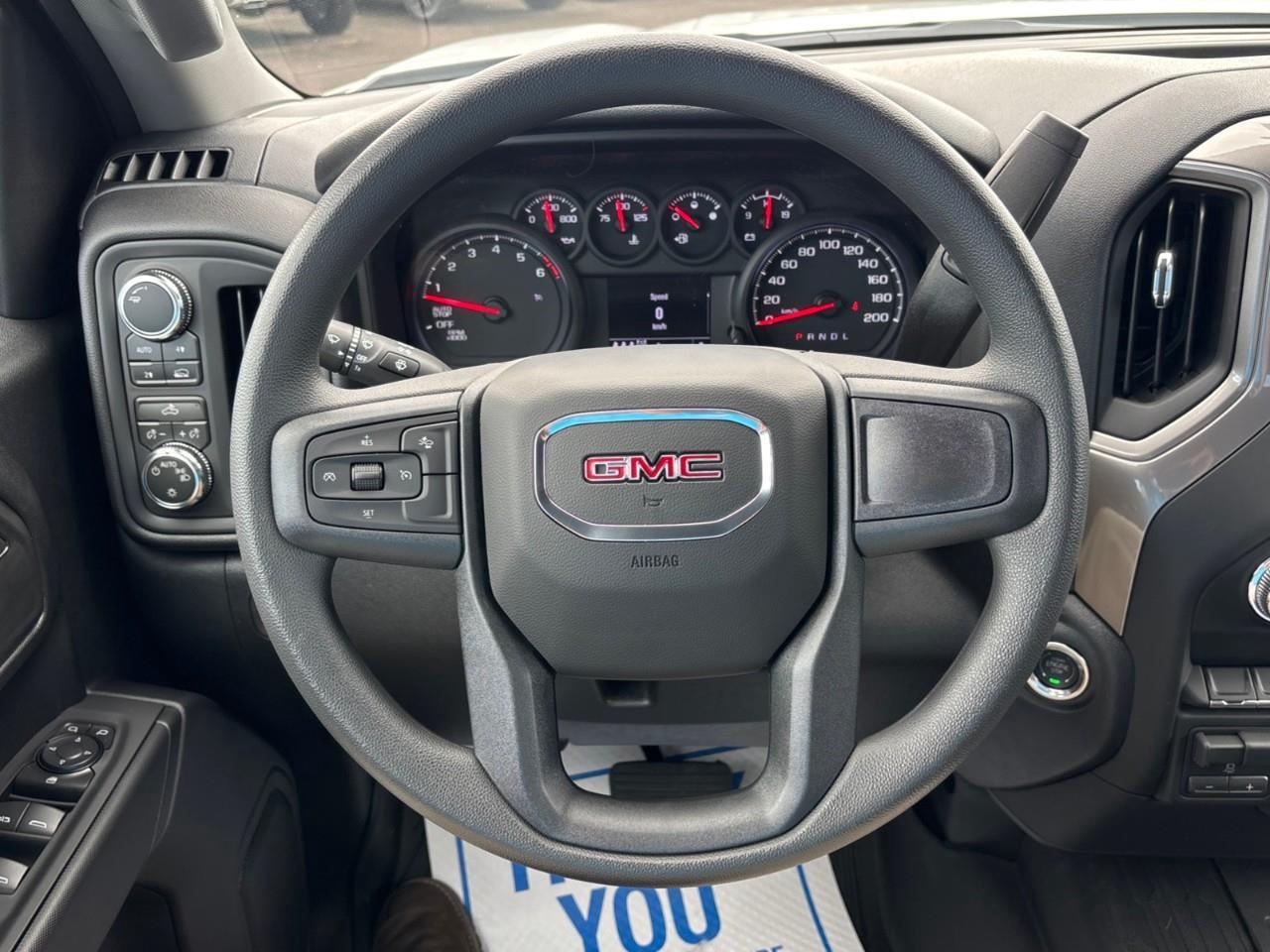 2026 GMC Sierra 1500 Pro New 6 Passenger Crew Cab V8 4X4 Truck with Factory Installed 2 Lift, and a 7 Diagonal Touch Screen Radio with Wireless Apple CarPlay/Android Auto Photo