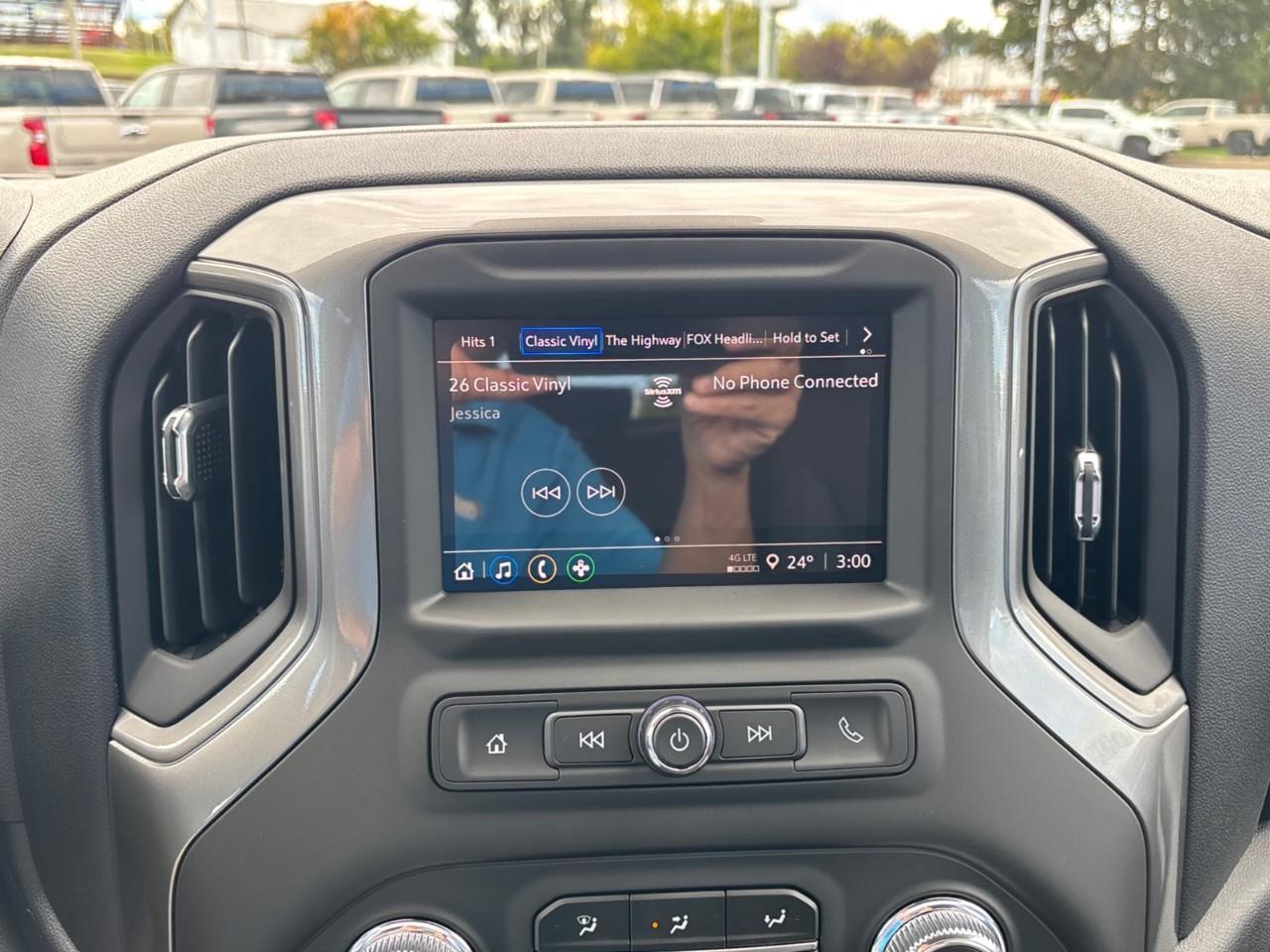 2026 GMC Sierra 1500 Pro New 6 Passenger Crew Cab V8 4X4 Truck with Factory Installed 2 Lift, and a 7 Diagonal Touch Screen Radio with Wireless Apple CarPlay/Android Auto Photo