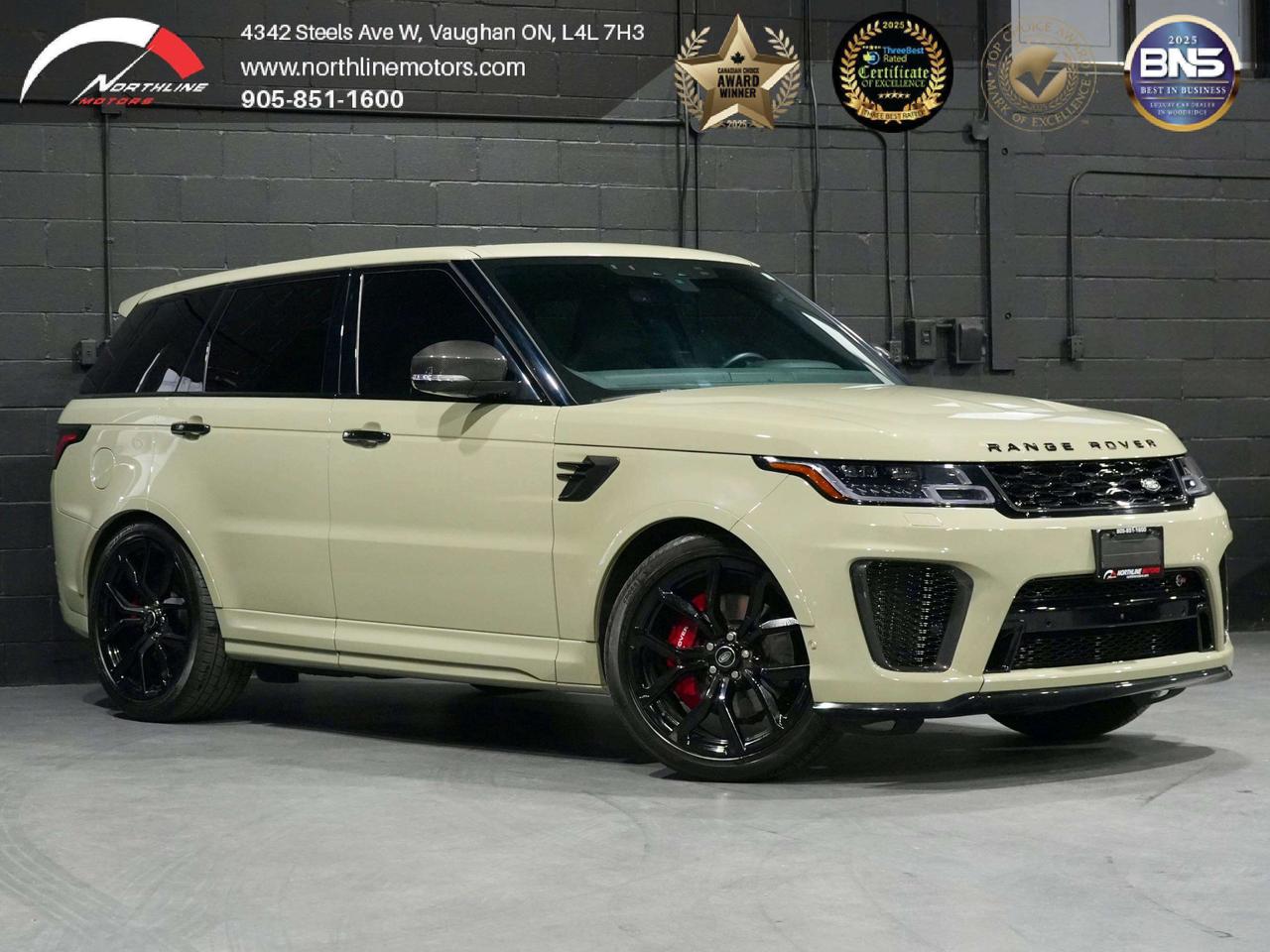 Used 2022 Land Rover Range Rover Sport SVR Carbon Edition|MERIDIAN|360|PANO|DRIVER ASSIST for sale in Vaughan, ON