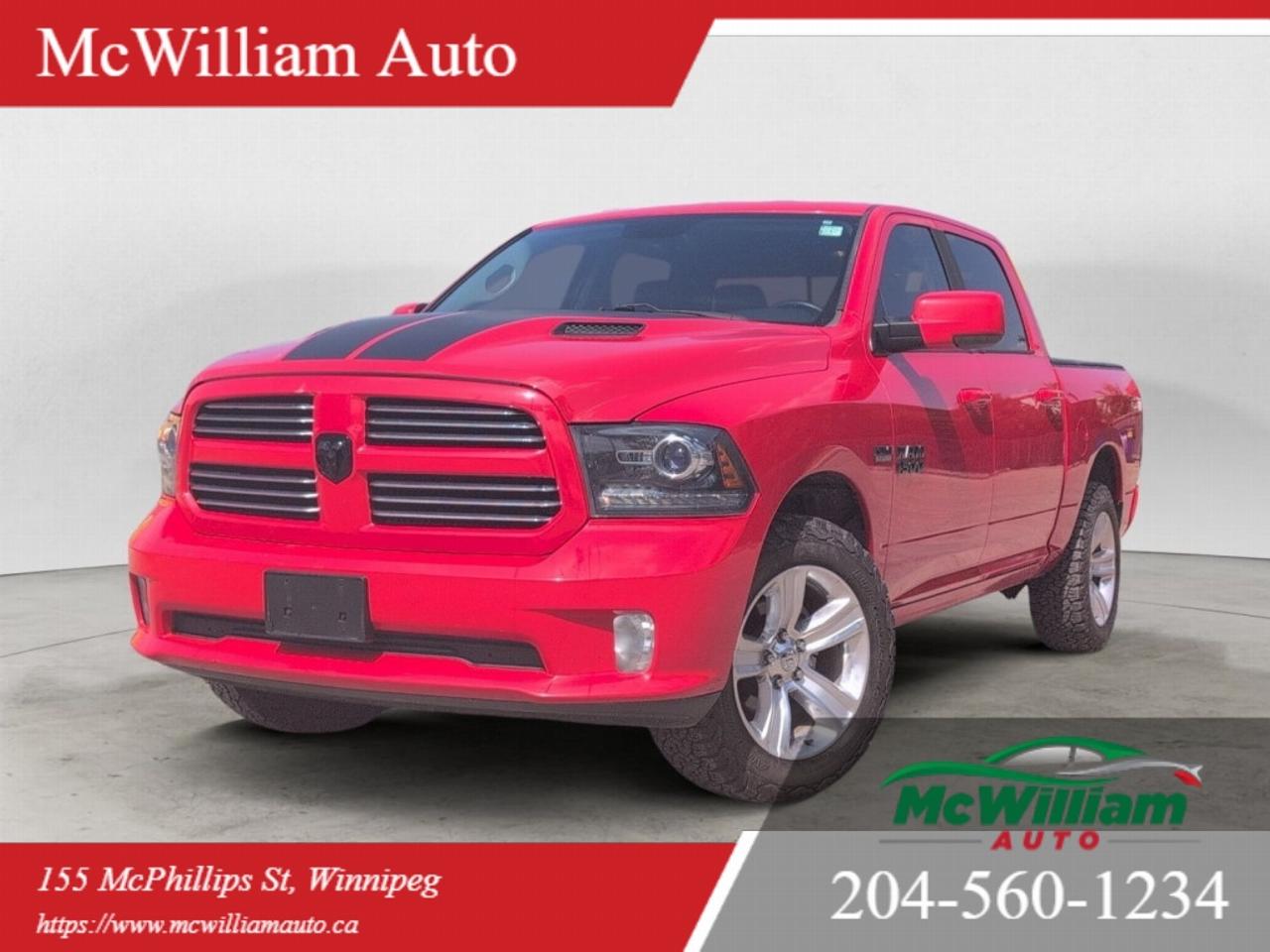 Used 2016 RAM 1500 Sport 4x4 l HTD Seats & Steering l RMT Start l Back Up Cam for sale in Winnipeg, MB