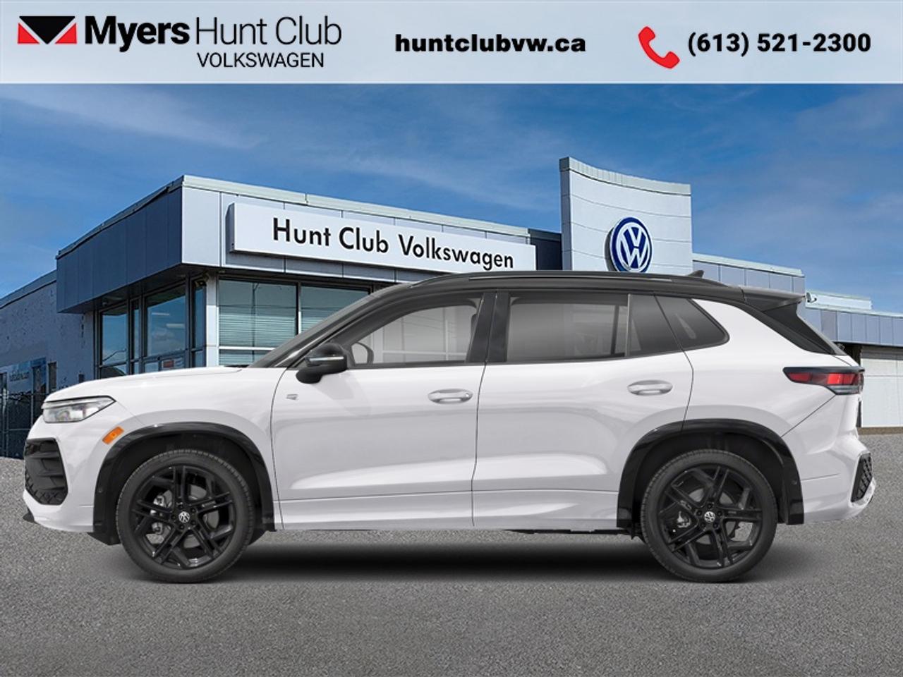 <b>Sunroof,  Power Liftgate,  Wireless Charging,  Heated Seats,  Heated Steering Wheel!</b><br> <br> The 2026 Volkswagen Tiguan features advanced safety and driver-assist technologies engineered to support your journey with confidence.<br> <br>From the outside, the 2026 Volkswagen Tiguan makes a bold impression with its upright proportions, sharp body lines and modern lighting elements that reflect Volkswagens evolving design language. Inside, the cabin highlights quality materials, intuitive connectivity and seating designed to comfortably accommodate passengers and gear. With its refined look, intelligent features and Volkswagens reputation for engineering, the Tiguan delivers a well-balanced and engaging compact SUV experience.<br> <br>This Oryx White Pearl With Black Roof SUV has an Automatic transmission and is powered by a 201HP 2.0L 4 Cylinder Engine. <br> <br> Our Tiguans trim level is Comfortline R-Line Black Edition. This trim rewards you with a dual-panel sunroof and blacked out exterior styling, along with other standard features like heated front seats with a heated steering wheel, a power liftgate for rear cargo access, adaptive cruise control, remote engine start, wireless device charging, and a 12.9-inch infotainment screen with wireless Apple CarPlay and Android Auto. Safety features also include lane keep assist with lane departure warning, collision mitigation, blind spot alert, and front and rear parking sensors. This vehicle has been upgraded with the following features: Sunroof, Power Liftgate, Wireless Charging, Heated Seats, Heated Steering Wheel, Adaptive Cruise Control, Remote Start.<br><br> <br>To apply right now for financing use this link: <a href=https://www.huntclubvw.ca/financing-request/ target=_blank>https://www.huntclubvw.ca/financing-request/</a><br> <br/>Incentives expire 2026-08-31. See dealer for details. <br><br>At Myers Hunt Club Volkswagen, our focus is customers like you. Our dedicated service, parts, and sales team are here to make your automotive experience a special one. We are very proud of our achievements and awards over the last 25 years and are committed to providing the same great service to our present and future customers. If youre looking for a vehicle, Myers Hunt Club Volkswagen is your destination for new, used, and certified pre-owned Volkswagen vehicles as well as other makes and models. Whatever your needs, we can help you here at Myers Hunt Club Volkswagen. </br><br> Come by and check out our fleet of 30+ used cars and trucks and 120+ new cars and trucks for sale in Gloucester.  o~o