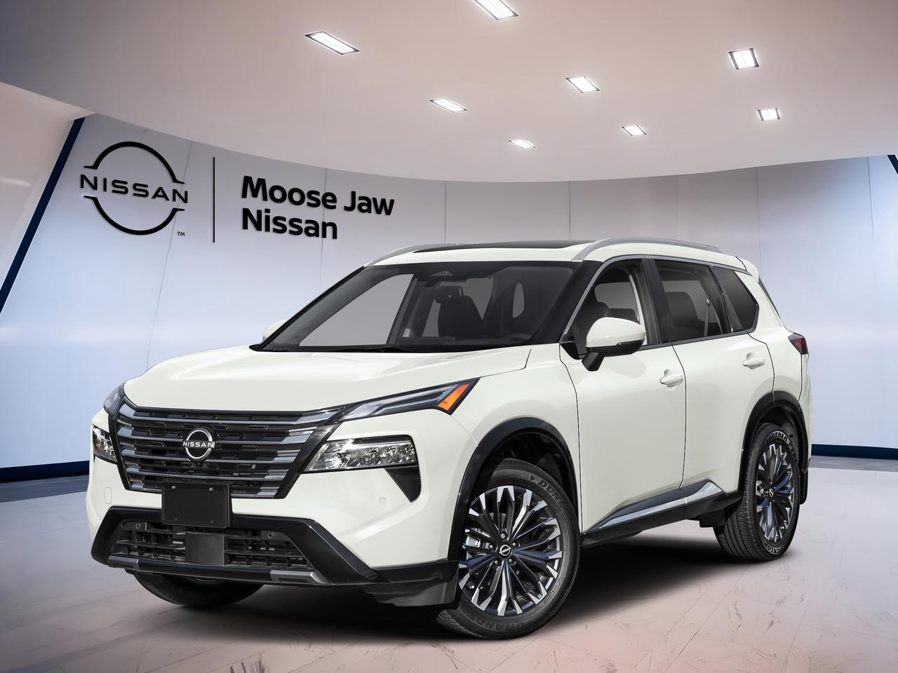Brand new and ready for Moose Jaw roads, the 2026 Nissan Rogue Platinum brings premium comfort, confident all-weather capability, and modern turbo efficiency in one refined SUV. This 2026 Nissan Rogue Platinum is built for drivers who want an upscale feel, smart technology, and everyday versatility without compromise.

With its 1.5L DOHC 12-valve 3-cylinder direct-injection turbocharged engine and Xtronic CVT with paddle shift, this Nissan delivers smooth power and responsive control. Intelligent all-wheel drive adds extra assurance through changing Prairie conditions, making it a strong fit for city commutes, highway travel, and weekend escapes.

FEATURES OF THE Rogue Platinum
»» Turbocharged engine for lively daily response
»» Xtronic CVT with paddle shift control
»» Intelligent all-wheel drive for traction
»» Premium Rogue design and upscale feel

ADVANCED SAFETY FEATURES
»» Intelligent all-wheel drive aids road grip
»» Traction support for changing road conditions
»» Stable handling for everyday driver confidence
»» Nissan safety engineering supports peace

PERFORMANCE AND EFFICIENCY
»» 1.5L turbocharged engine balances power efficiently
»» Xtronic CVT helps smooth acceleration
»» Paddle shift adds engaging driver control
»» Three-cylinder design supports fuel-conscious driving

COMFORT AND CONVENIENCE
»» Spacious cabin for daily family comfort
»» Easy entry height suits all ages
»» Quiet ride helps reduce travel fatigue
»» Four-door SUV practicality suits busy lifestyles

TECHNOLOGY AND CONNECTIVITY
»» Paddle shifters add hands-on driving feel
»» Clear driver-focused layout supports usability
»» Modern Nissan interface designed for convenience
»» Smart integration enhances daily driving ease

CARGO SPACE
»» Versatile rear cargo area for gear
»» SUV shape supports everyday hauling needs
»» Wide opening helps load larger items
»» Flexible space suits errands and travel

WHAT OTHER OWNERS LIKE
»» Smooth CVT operation in daily driving
»» Confident all-wheel drive in winter
»» Useful cargo room for active lifestyles
»» Good balance of comfort and efficiency

The 2026 Nissan Rogue Platinum stands out with a polished character that feels ready for both work and leisure. Its turbocharged engine is designed to provide solid low-end response, while the Xtronic CVT helps maintain a composed and efficient drive. Paddle shift control adds a more involved feel when you want it.

Inside, the Rogue Platinum offers the kind of room and flexibility SUV shoppers value most. The cabin is well suited to daily family use, and the rear cargo area is practical for groceries, sports gear, luggage, and more. The elevated seating position also helps give a better view of the road ahead.

For Saskatchewan drivers, all-wheel drive is a major advantage. Whether roads are dry, wet, snowy, or uneven, this system helps the 2026 Nissan Rogue Platinum maintain composed traction and reassuring stability. It is an SUV that feels prepared for the changing seasons while still delivering comfort and ease every day.

Available now at Moose Jaw Nissan in Moose Jaw, this brand new Rogue Platinum is an excellent choice for drivers seeking premium Nissan value, versatile utility, and confident performance in a modern SUV package.

This 2026 Nissan Rogue Platinums VIN is: JN8BT3DD1TW308539 .<p> and modern turbo efficiency in one refined SUV. This 2026 Nissan Rogue Platinum is built for drivers who want an upscale feel</p>
<p> and everyday versatility without compromise.

With its 1.5L DOHC 12-valve 3-cylinder direct-injection turbocharged engine and Xtronic CVT with paddle shift</p>
<p> this Nissan delivers smooth power and responsive control. Intelligent all-wheel drive adds extra assurance through changing Prairie conditions</p>
<p> and weekend escapes.

FEATURES OF THE Rogue Platinum
»» Turbocharged engine for lively daily response
»» Xtronic CVT with paddle shift control
»» Intelligent all-wheel drive for traction
»» Premium Rogue design and upscale feel

ADVANCED SAFETY FEATURES
»» Intelligent all-wheel drive aids road grip
»» Traction support for changing road conditions
»» Stable handling for everyday driver confidence
»» Nissan safety engineering supports peace

PERFORMANCE AND EFFICIENCY
»» 1.5L turbocharged engine balances power efficiently
»» Xtronic CVT helps smooth acceleration
»» Paddle shift adds engaging driver control
»» Three-cylinder design supports fuel-conscious driving

COMFORT AND CONVENIENCE
»» Spacious cabin for daily family comfort
»» Easy entry height suits all ages
»» Quiet ride helps reduce travel fatigue
»» Four-door SUV practicality suits busy lifestyles

TECHNOLOGY AND CONNECTIVITY
»» Paddle shifters add hands-on driving feel
»» Clear driver-focused layout supports usability
»» Modern Nissan interface designed for convenience
»» Smart integration enhances daily driving ease

CARGO SPACE
»» Versatile rear cargo area for gear
»» SUV shape supports everyday hauling needs
»» Wide opening helps load larger items
»» Flexible space suits errands and travel

WHAT OTHER OWNERS LIKE
»» Smooth CVT operation in daily driving
»» Confident all-wheel drive in winter
»» Useful cargo room for active lifestyles
»» Good balance of comfort and efficiency

The 2026 Nissan Rogue Platinum stands out with a polished character that feels ready for both work and leisure. Its turbocharged engine is designed to provide solid low-end response</p>
<p> while the Xtronic CVT helps maintain a composed and efficient drive. Paddle shift control adds a more involved feel when you want it.

Inside</p>
<p> the Rogue Platinum offers the kind of room and flexibility SUV shoppers value most. The cabin is well suited to daily family use</p>
<p> and more. The elevated seating position also helps give a better view of the road ahead.

For Saskatchewan drivers</p>
<p> this system helps the 2026 Nissan Rogue Platinum maintain composed traction and reassuring stability. It is an SUV that feels prepared for the changing seasons while still delivering comfort and ease every day.

Available now at Moose Jaw Nissan in Moose Jaw</p>
<p> and confident performance in a modern SUV package.

This 2026 Nissan Rogue Platinums VIN is: JN8BT3DD1TW308539 .</p>