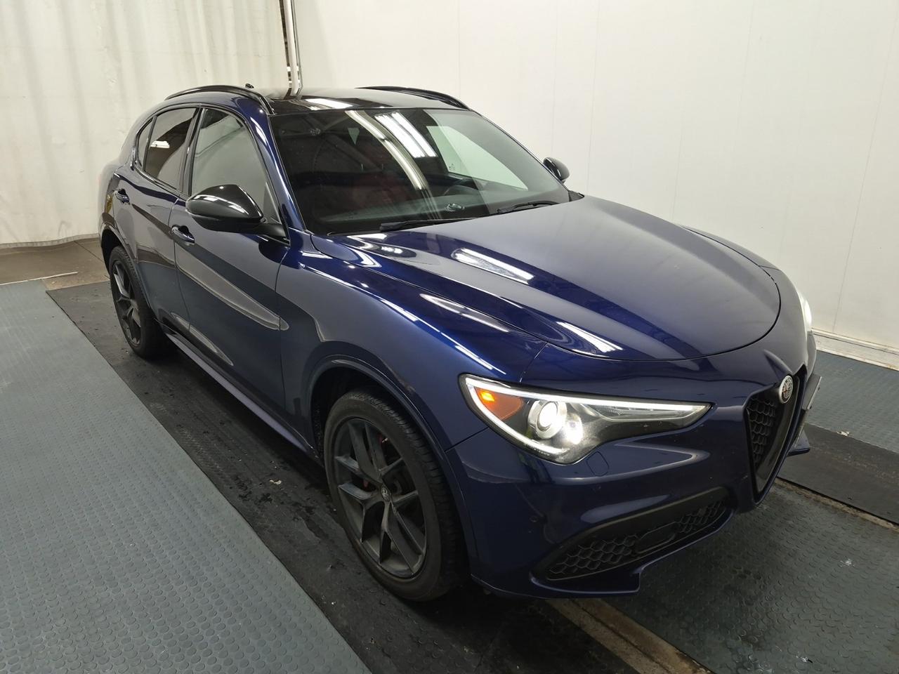 2021 Alfa Romeo Stelvio Ti Sport |AWD|ONE OWNER|BSM|NAVI|PANO|RED INT - Photo #1
