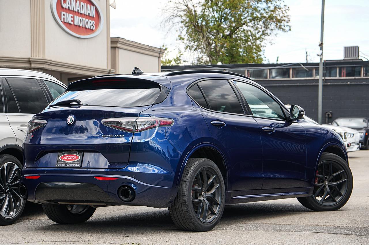 2021 Alfa Romeo Stelvio Ti Sport |AWD|ONE OWNER|BSM|NAVI|PANO|RED INT Photo