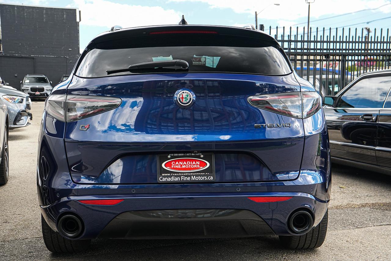 2021 Alfa Romeo Stelvio Ti Sport |AWD|ONE OWNER|BSM|NAVI|PANO|RED INT Photo