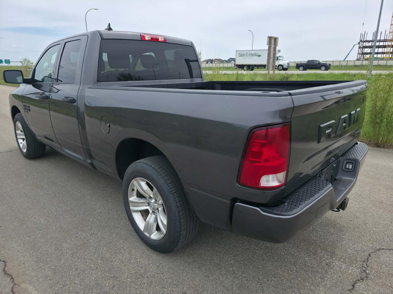 Gray 2019 RAM 1500 Pickup Truck Four-Wheel Drive Automatic