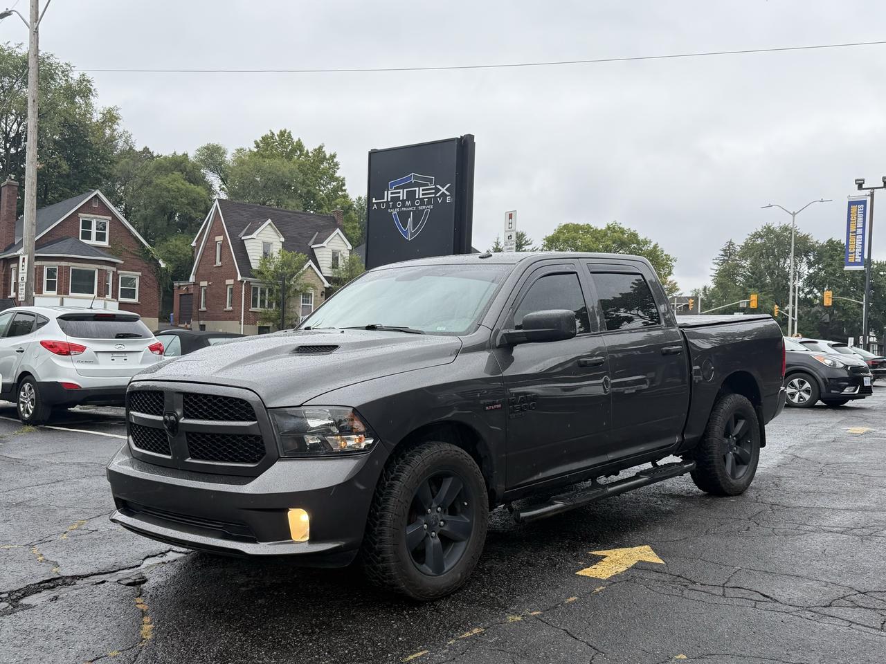 Gray 2019 RAM 1500 Pickup Truck Four-Wheel Drive Automatic