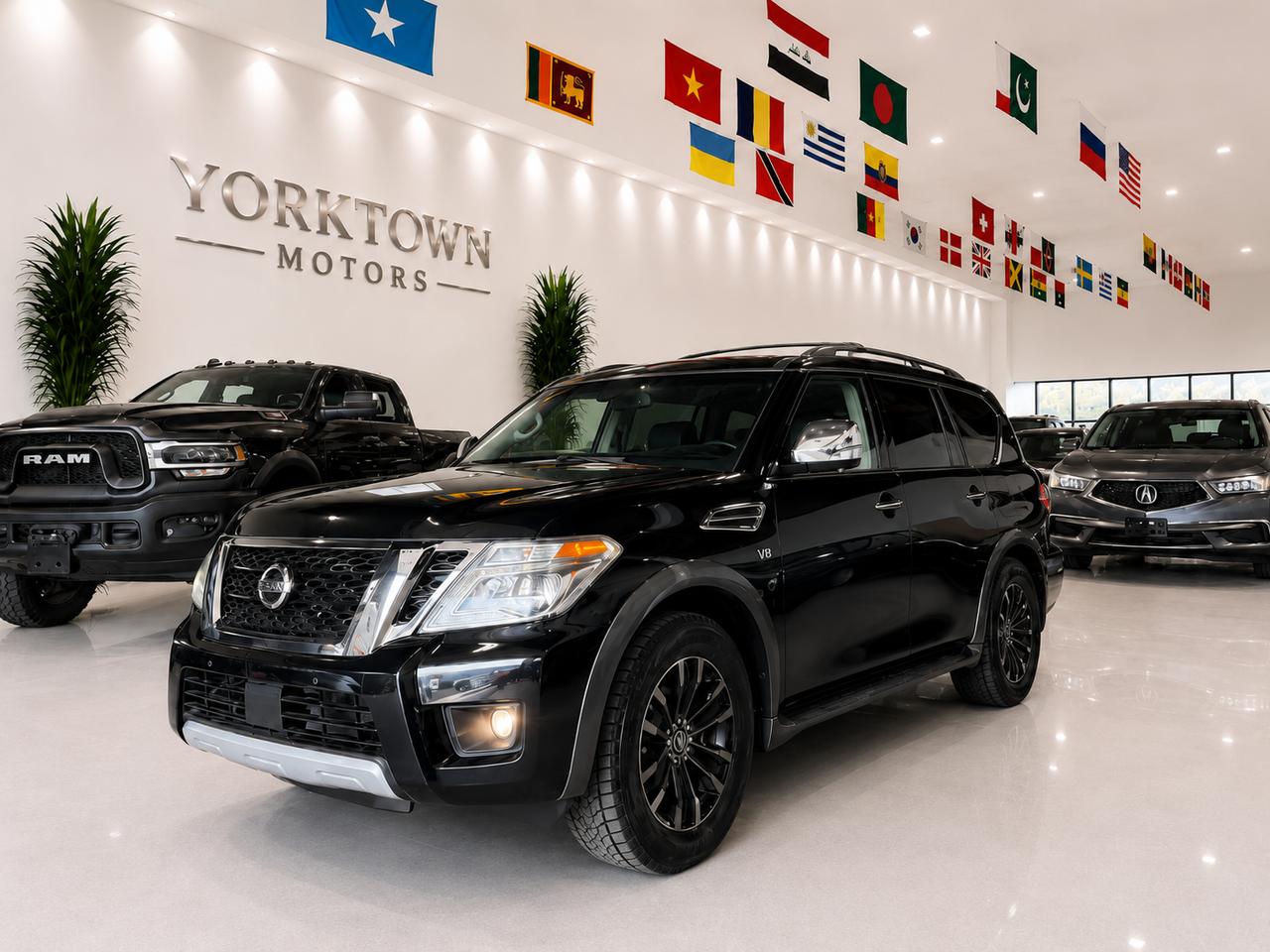 Used 2017 Nissan Armada PLATINUM | LEATHER | SUNROOF | WOODTRIM|7PASSENGER for sale in North York, ON