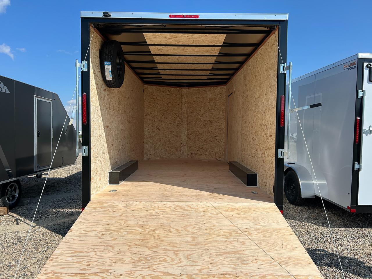 2027 Rainbow Enclosed Cargo 8.5' x 16' Prairie Road Ramp Door Photo