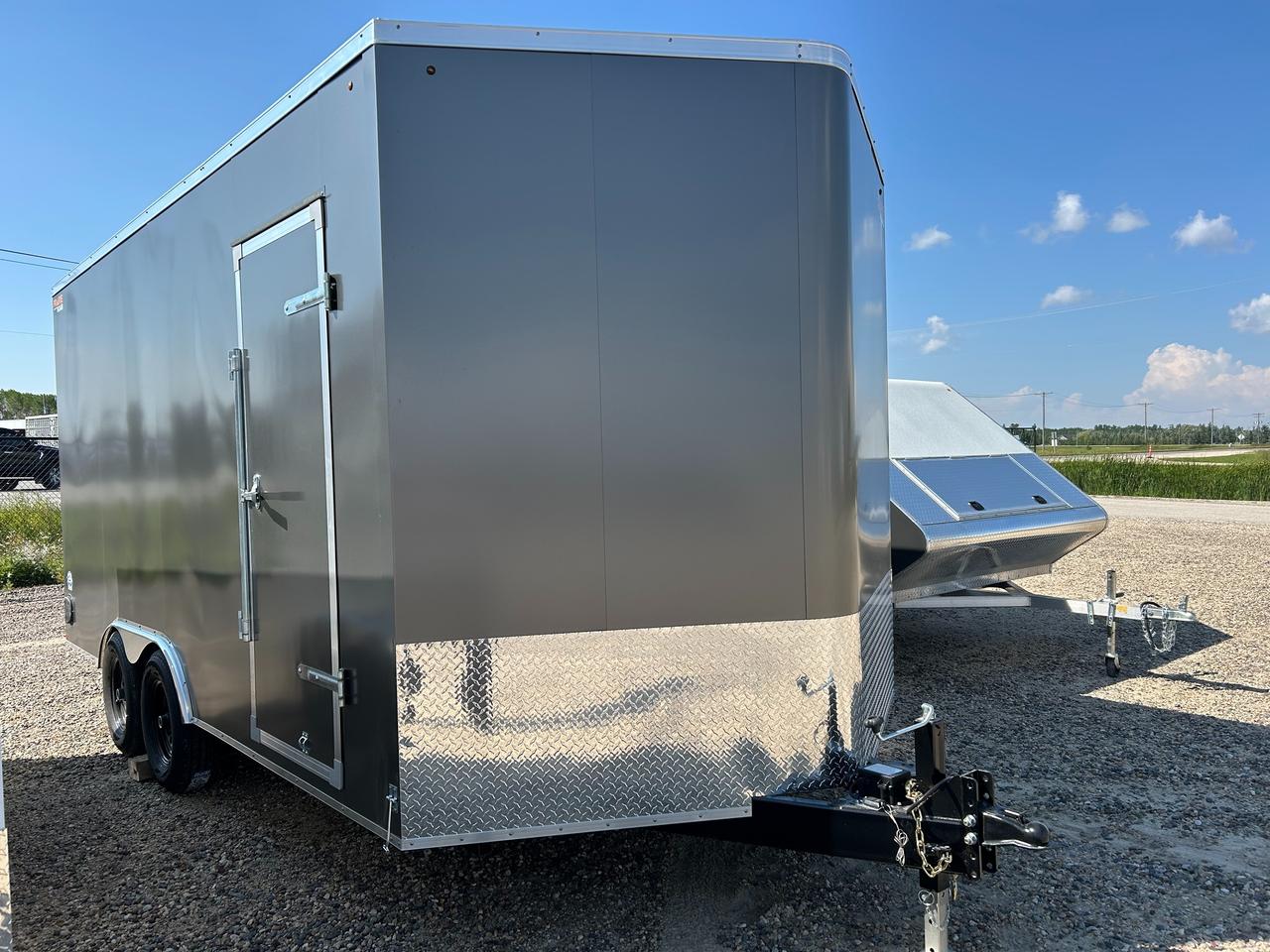 2027 Rainbow Enclosed Cargo 8.5' x 16' Prairie Road Ramp Door Photo