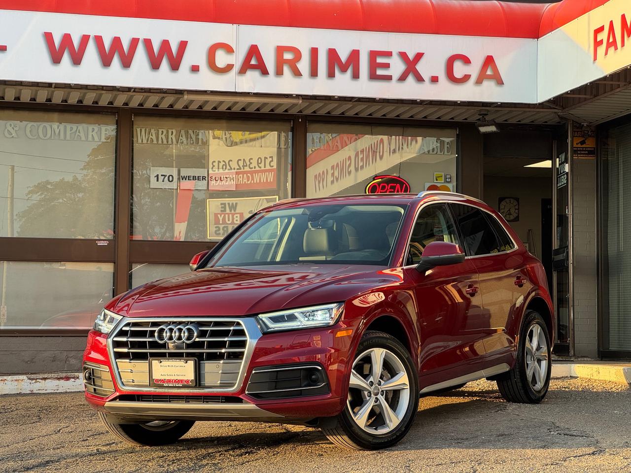 2020 Audi Q5 45 Progressiv AWD | NAVI|BSM | ACCIDENT FREE | DEALER SERVICED Photo0