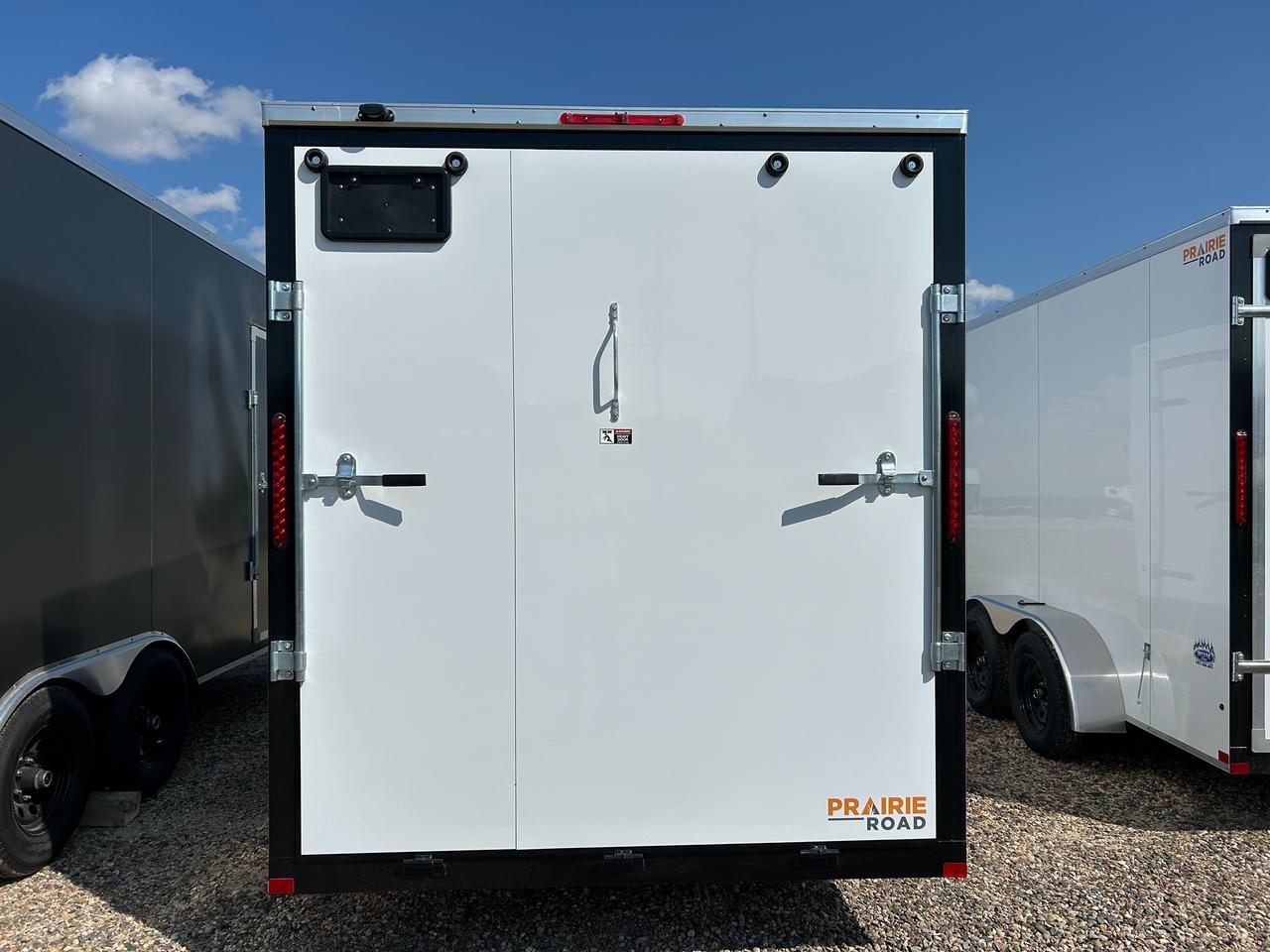 2027 Prairie Road Enclosed Cargo 7 x 16 Prairie Road Ramp Door Photo