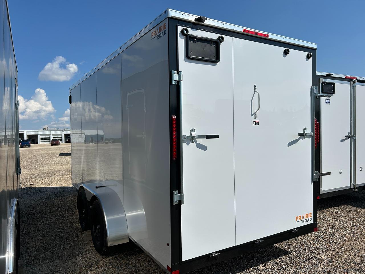 2027 Prairie Road Enclosed Cargo 7 x 16 Prairie Road Ramp Door Photo