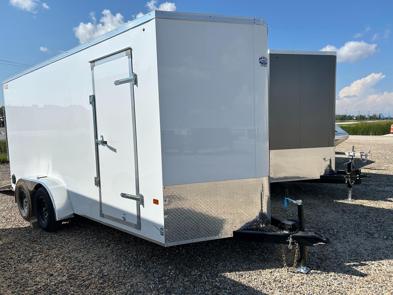 2027 Prairie Road Enclosed Cargo 7 x 16 Prairie Road Ramp Door Photo