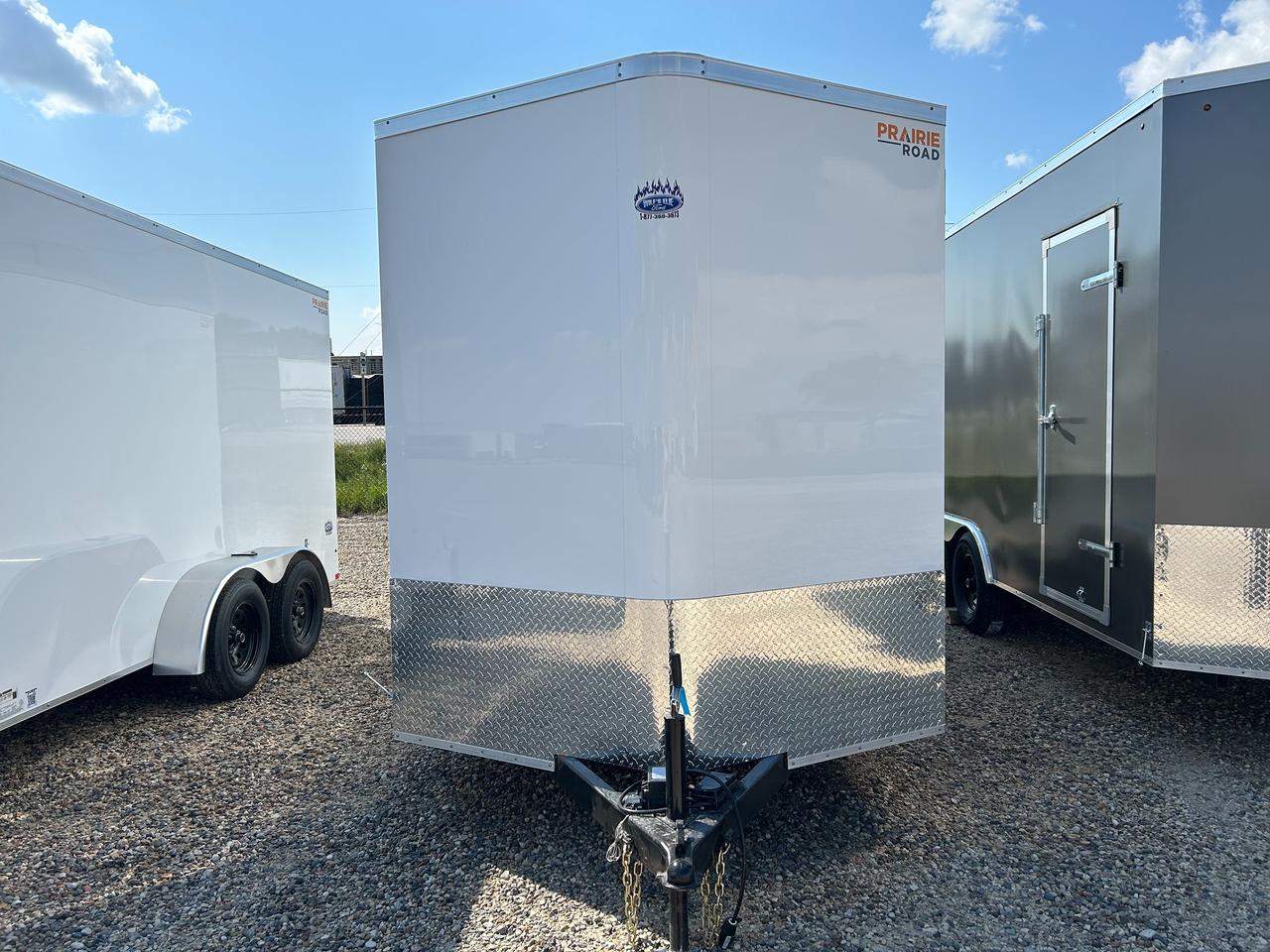 2027 Prairie Road Enclosed Cargo 7 x 16 Prairie Road Ramp Door Photo