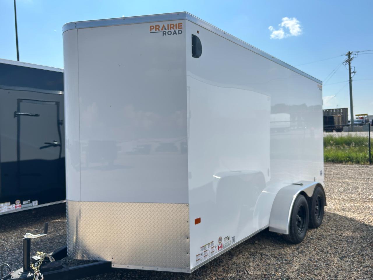 2027 Rainbow Enclosed Cargo 7 x 14 Prairie Road Barn Doors Photo0