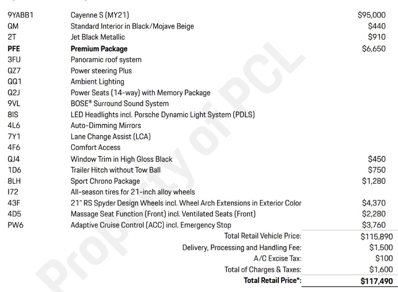 2021 Porsche Cayenne S | PREMIUM | BOSE | 21 IN Photo