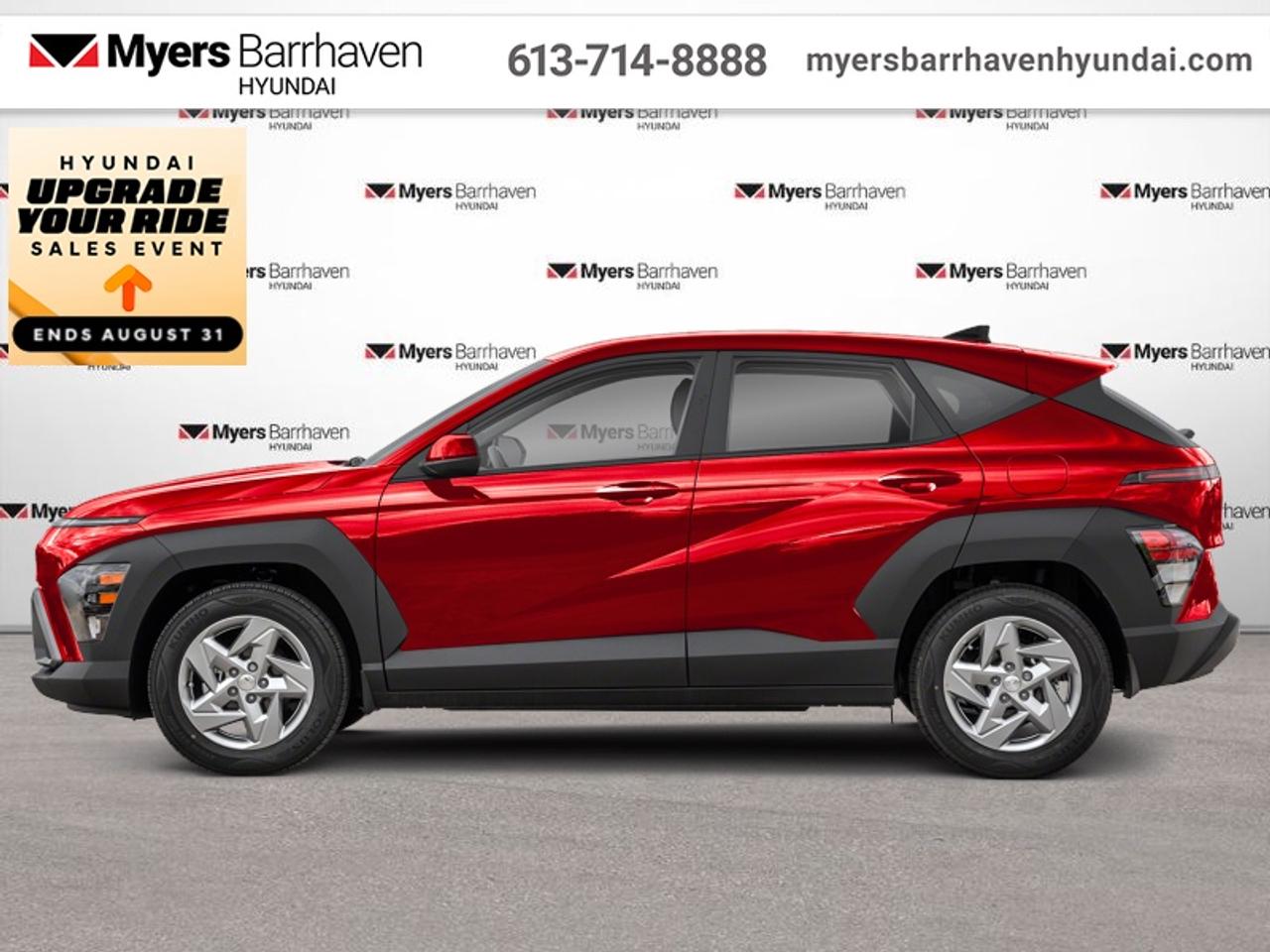 Hello. This multi-purpose 2027 Hyundai Kona Essential is for sale now. This Ultimate Red SUV has an Automatic transmission. <br> <br> Our Konas trim level is Essential.<br><br> <br/><br> o~o