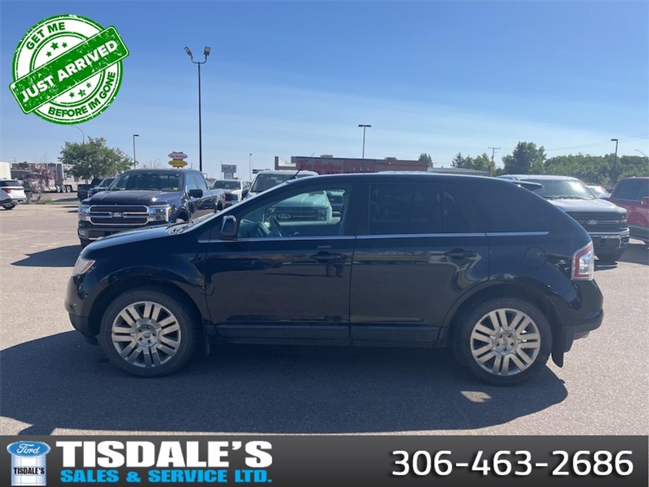 <b>Leather Seats,  Bluetooth,  Heated Seats,  Memory Seats,  Premium Sound Package!</b><br> <br> Check out the large selection of pre-owned vehicles at Tisdales today!<br> <br>The Ford Edge is an amazingly capable 5-passenger crossover thats designed to deliver it all - in head-turning style. This 2010 Ford Edge is fresh on our lot in Kindersley.<br> <br>Get the versatility of an SUV with car-like driving dynamics with the Ford Edge crossover. It has a smooth, comfortable ride with room for five and generous cargo space to boot. The well crafted interior is appointed with quality materials and impressive technology. Thanks to its family friendly safety features, you can drive with confidence in the Ford Edge.<br> <br>This SUV has 151,022 km. Its Blue in colour. It has a 6 Speed Automatic transmission and is powered by a 265HP 3.5L V6 Cylinder Engine. This vehicle has been upgraded with the following features: Leather Seats, Bluetooth, Heated Seats, Memory Seats, Premium Sound Package, SYNC.<br> <br>To apply right now for financing use this link: <a href=http://www.tisdales.com/shopping-tools/apply-for-credit.html target=_blank>http://www.tisdales.com/shopping-tools/apply-for-credit.html</a><br> <br/><br>Tisdales is not your standard dealership. Sales consultants are available to discuss what vehicle would best suit the customer and their lifestyle, and if a certain vehicle isnt readily available on the lot, one will be brought in. o~o