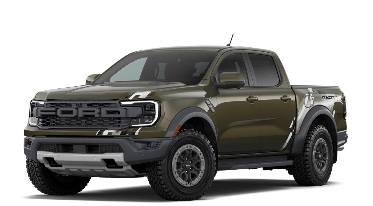 <p>Get ready to conquer any terrain with the all-new 2026 Ford Ranger Raptor, now available at Fort Motors. This isnt just a pickup truck; its a statement of capability and adventure, built to tackle the toughest challenges Canada throws your way. From its aggressive stance to its performance-tuned heart, the Ranger Raptor is engineered for those who demand more from their ride.</p>
<p>Beneath the striking Shelter Green Metallic paint lies a beast ready to perform. The powerful 3.0L EcoBoost V6 engine, paired with an electronic 10-speed automatic transmission, delivers exhilarating power and precise control, whether youre navigating city streets or venturing off the beaten path. With its robust 4-wheel drive system and a host of off-road ready features, this Ranger Raptor is designed to inspire confidence and push boundaries.</p>
<p>The 2026 Ford Ranger Raptor at Fort Motors is more than just a vehicle; its your ticket to unparalleled adventure. Experience the thrill of its performance, the ruggedness of its design, and the confidence that comes with owning a truck built for the extreme.</p>
<p>Here are 5 features that truly sizzle:</p>
<ul>
<li><strong>3.0L EcoBoost V6 Engine:</strong> Unleash a torrent of power and responsiveness with this high-performance V6, designed to deliver thrilling acceleration and capability.</li>
<li><strong>17" Forged Beadlock Capable Wheels:</strong> Ready for extreme off-roading, these robust wheels are built to withstand the rigors of challenging terrain and allow for lower tire pressures for enhanced grip.</li>
<li><strong>Raptor Exterior Graphic:</strong> Make a bold statement with the iconic Raptor graphics, showcasing the trucks aggressive styling and performance heritage.</li>
<li><strong>Shelter Green Metallic Paint:</strong> Turn heads with this distinctive and eye-catching metallic finish, perfectly complementing the Ranger Raptors rugged and adventurous spirit.</li>
<li><strong>Tough Bed Spray-In Bedliner:</strong> Protect your investment and haul with confidence, thanks to the durable, factory-installed bedliner that guards against scratches, dents, and corrosion.</li>
</ul>
<p><strong><em>Powered by AutoIntelligence™</em></strong></p>
<p>Vehicle information has been generated using artificial intelligence and is provided for informational purposes only. While efforts are made to ensure accuracy, please confirm all details directly with the dealer.</p>
